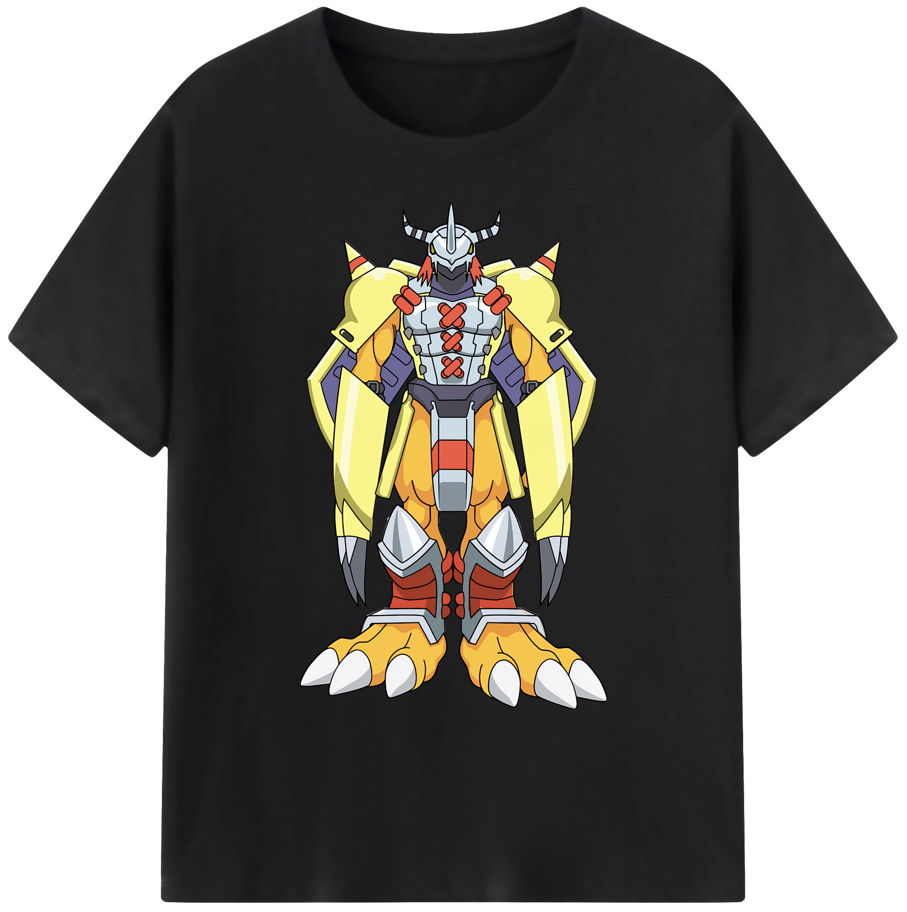 （画像用） Digimon デジタルモンスター/デジモン 綿100％ メンズ半袖Tシャツ｜肌触りやわらか＆通気性