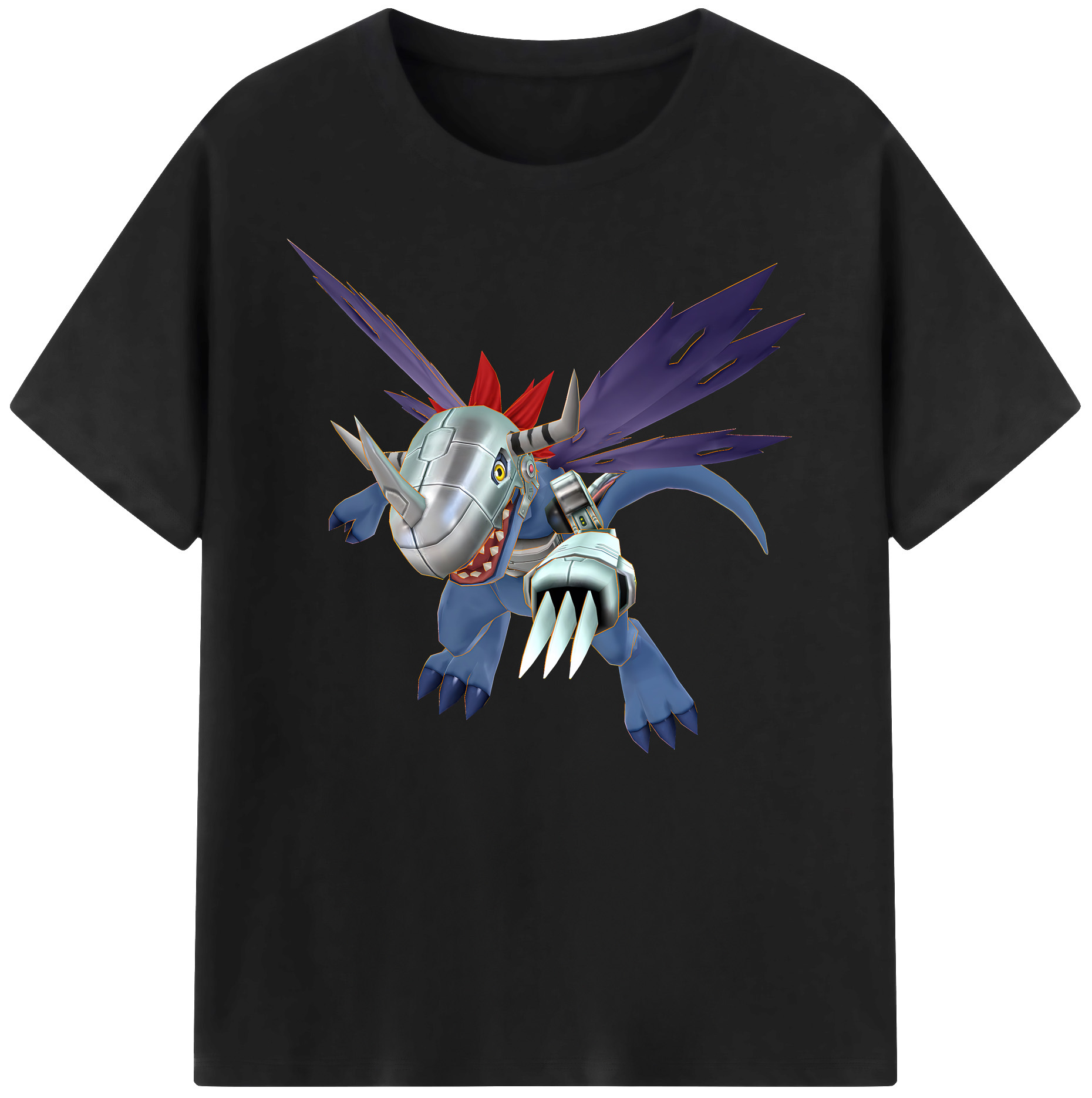 （画像用） Digimon デジタルモンスター/デジモン 綿100％ メンズ半袖Tシャツ｜肌触りやわらか＆通気性
