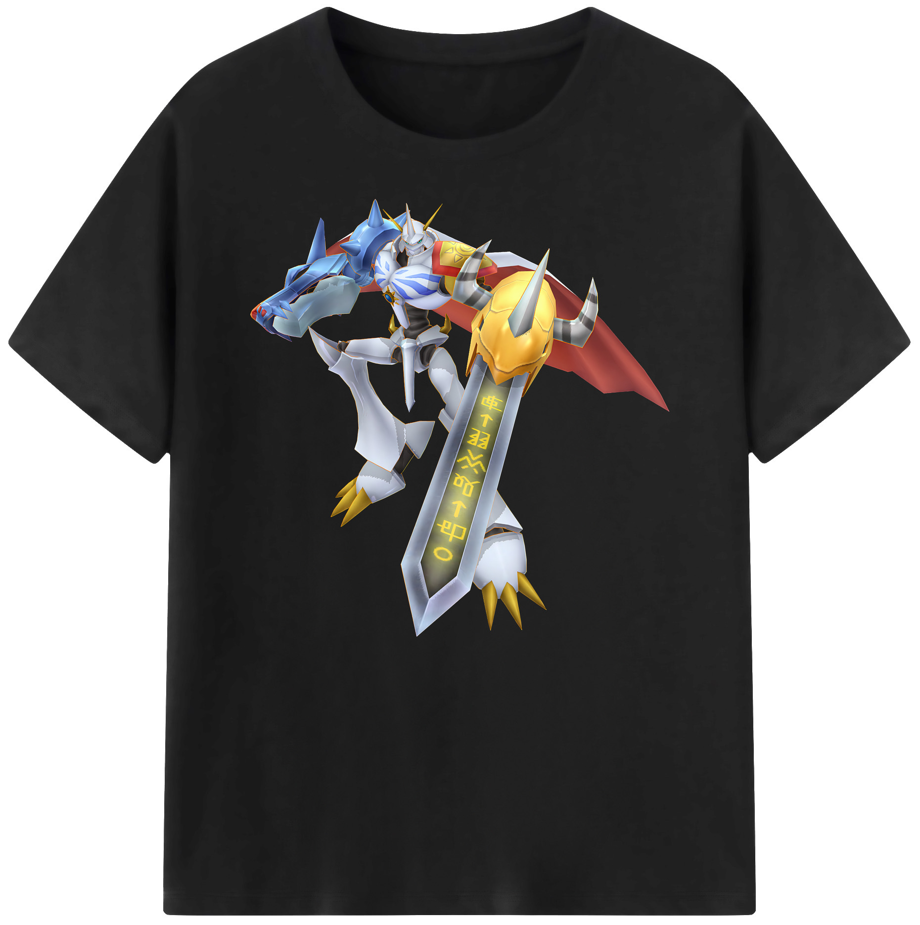 （画像用） Digimon デジタルモンスター/デジモン 綿100％ メンズ半袖Tシャツ｜肌触りやわらか＆通気性
