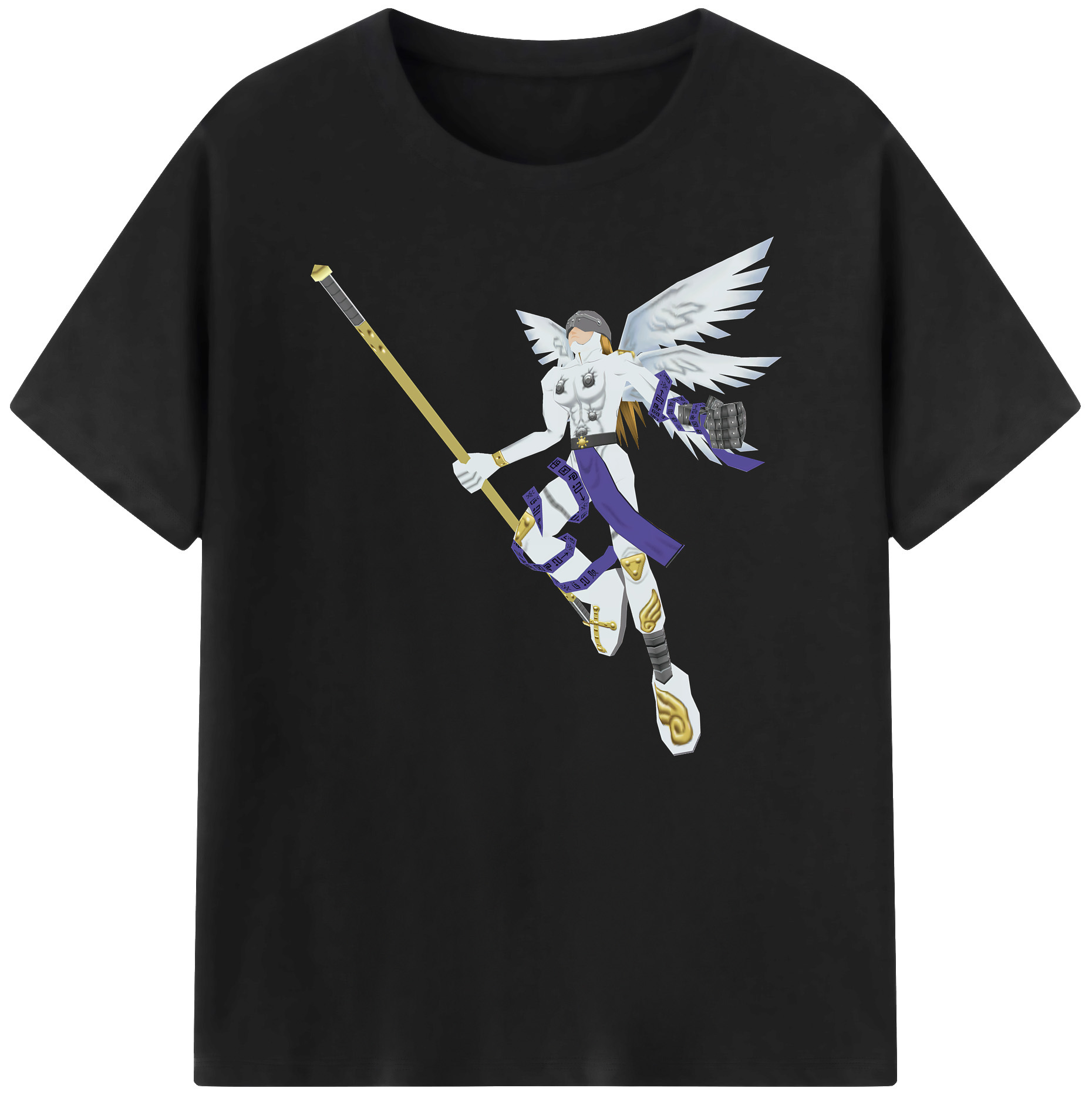 （画像用） Digimon デジタルモンスター/デジモン 綿100％ メンズ半袖Tシャツ｜肌触りやわらか＆通気性