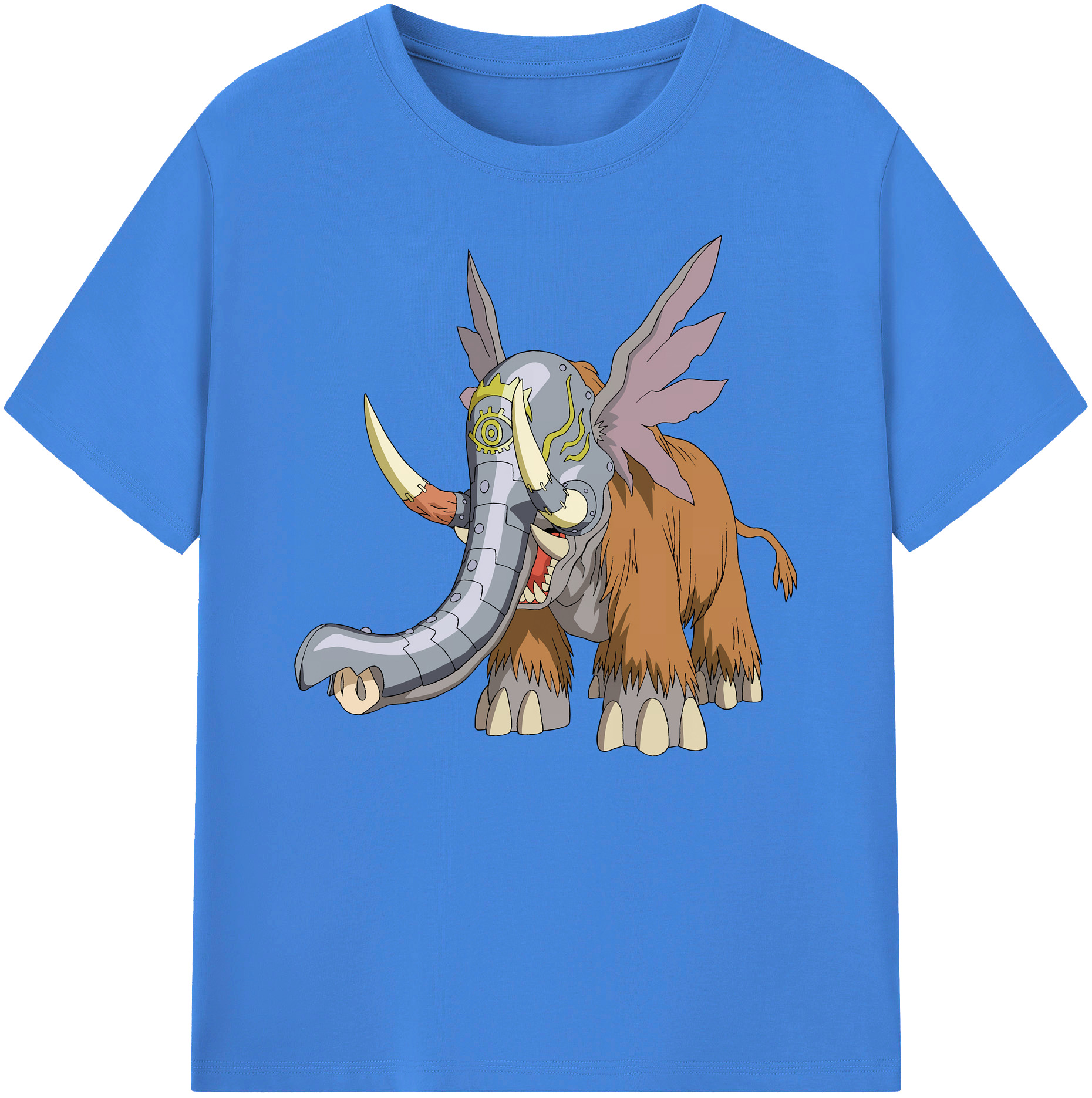 （画像用） Digimon デジタルモンスター/デジモン 綿100％ メンズ半袖Tシャツ｜肌触りやわらか＆通気性