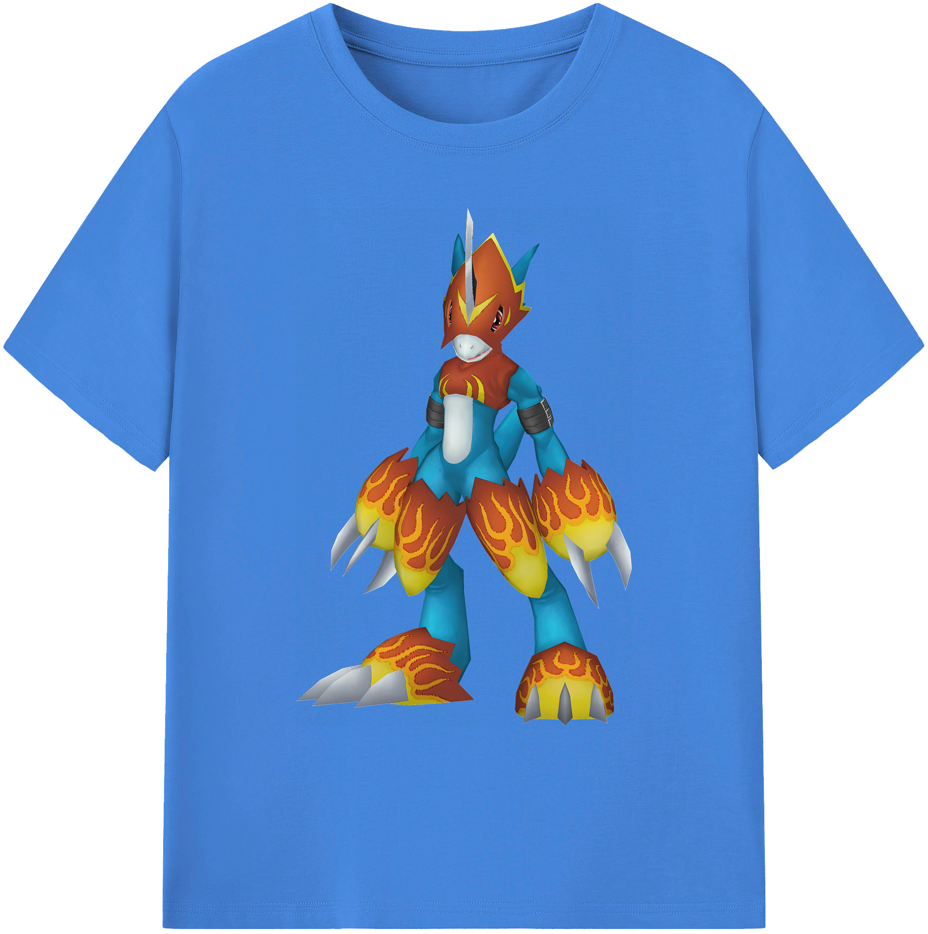 （画像用） Digimon デジタルモンスター/デジモン 綿100％ メンズ半袖Tシャツ｜肌触りやわらか＆通気性