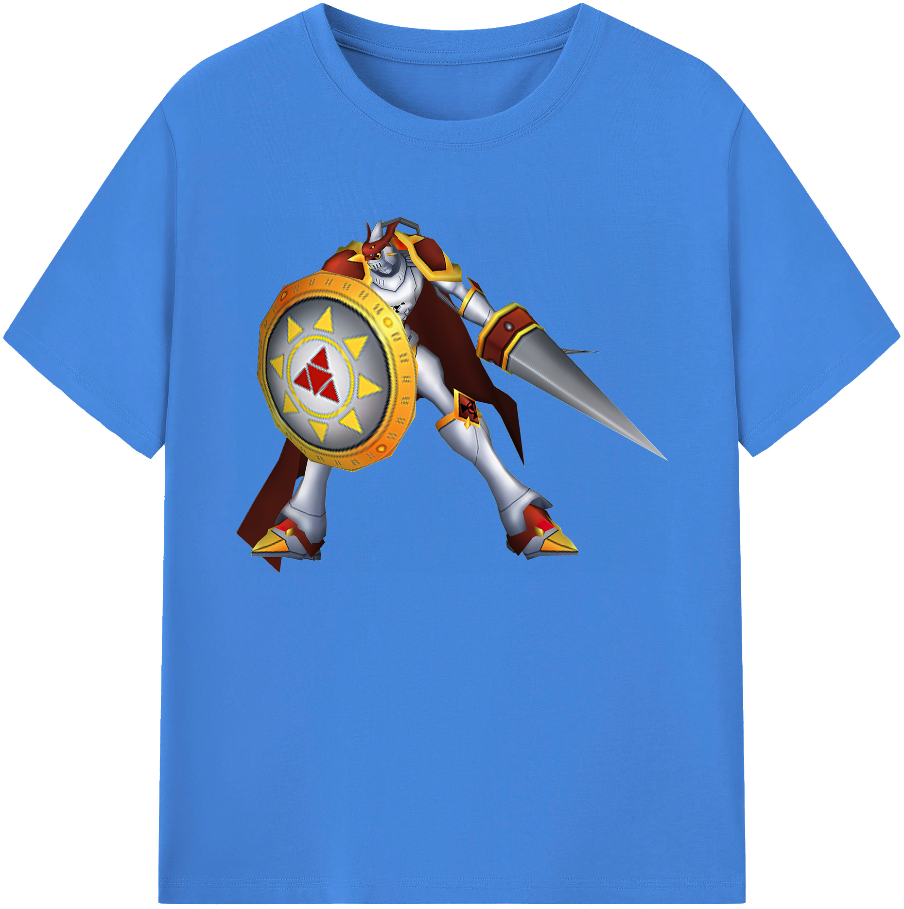 （画像用） Digimon デジタルモンスター/デジモン 綿100％ メンズ半袖Tシャツ｜肌触りやわらか＆通気性