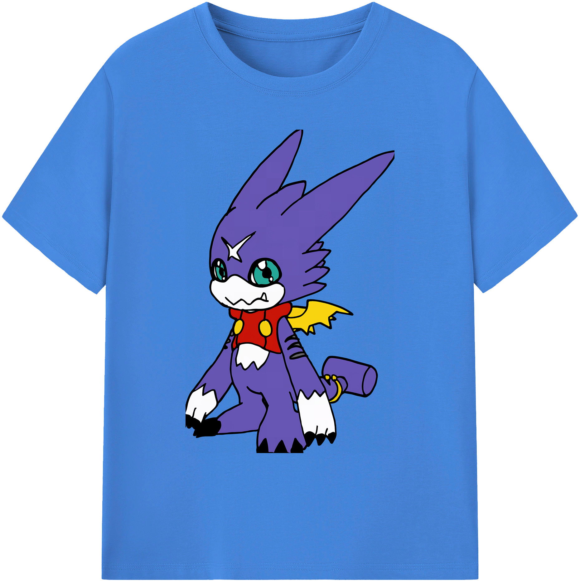 （画像用） Digimon デジタルモンスター/デジモン 綿100％ メンズ半袖Tシャツ｜肌触りやわらか＆通気性