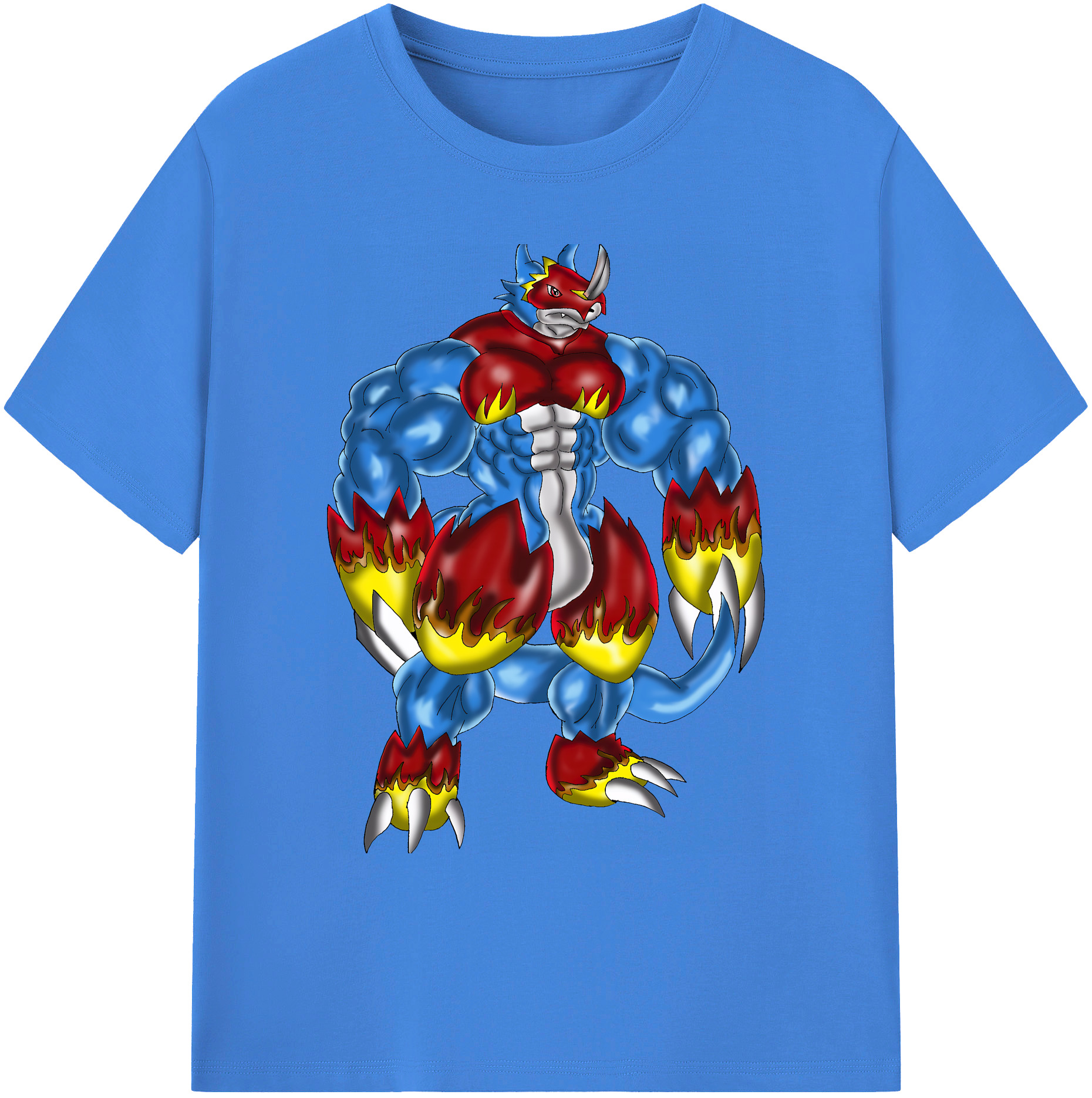 （画像用） Digimon デジタルモンスター/デジモン 綿100％ メンズ半袖Tシャツ｜肌触りやわらか＆通気性