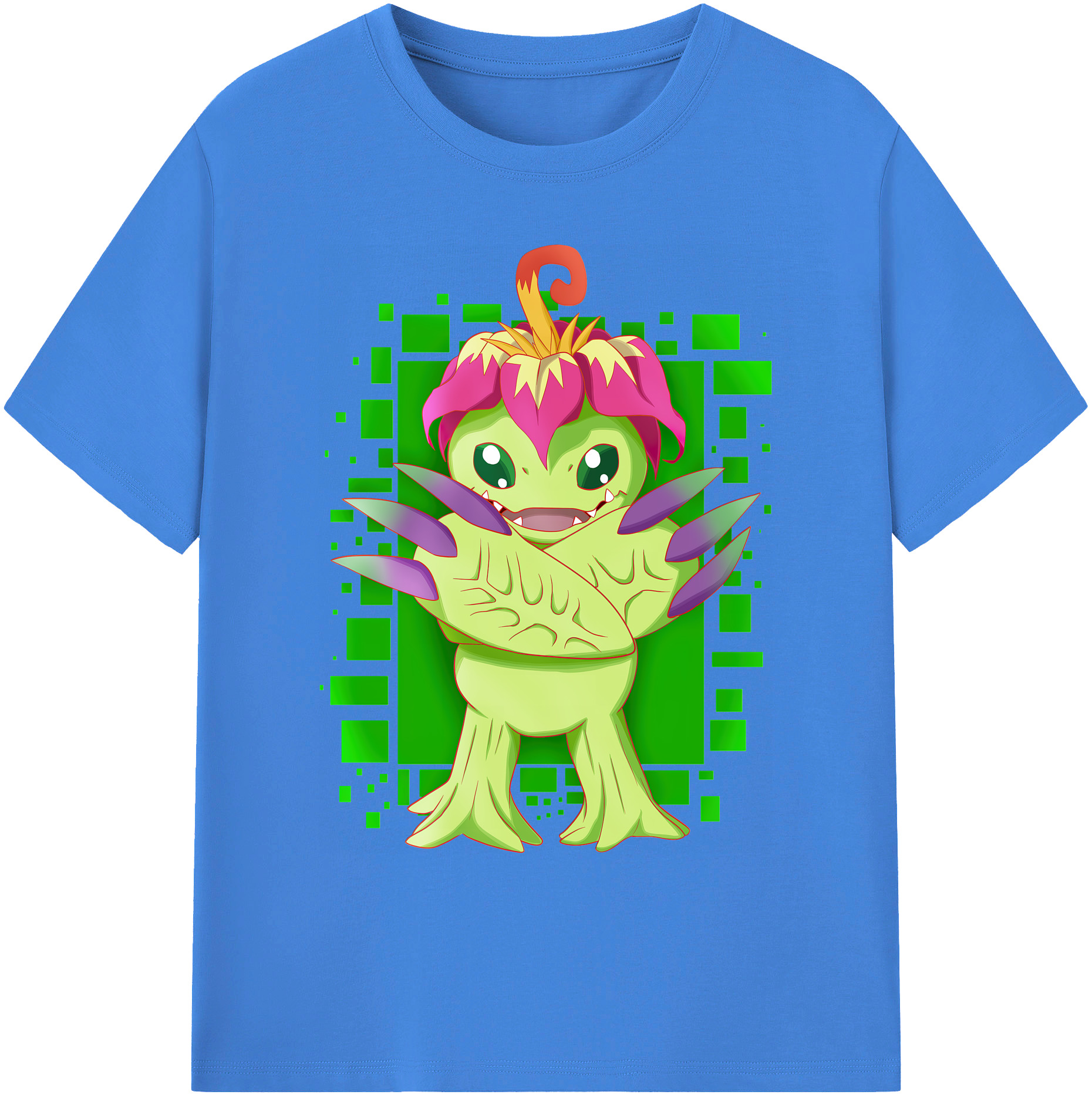 （画像用） Digimon デジタルモンスター/デジモン 綿100％ メンズ半袖Tシャツ｜肌触りやわらか＆通気性