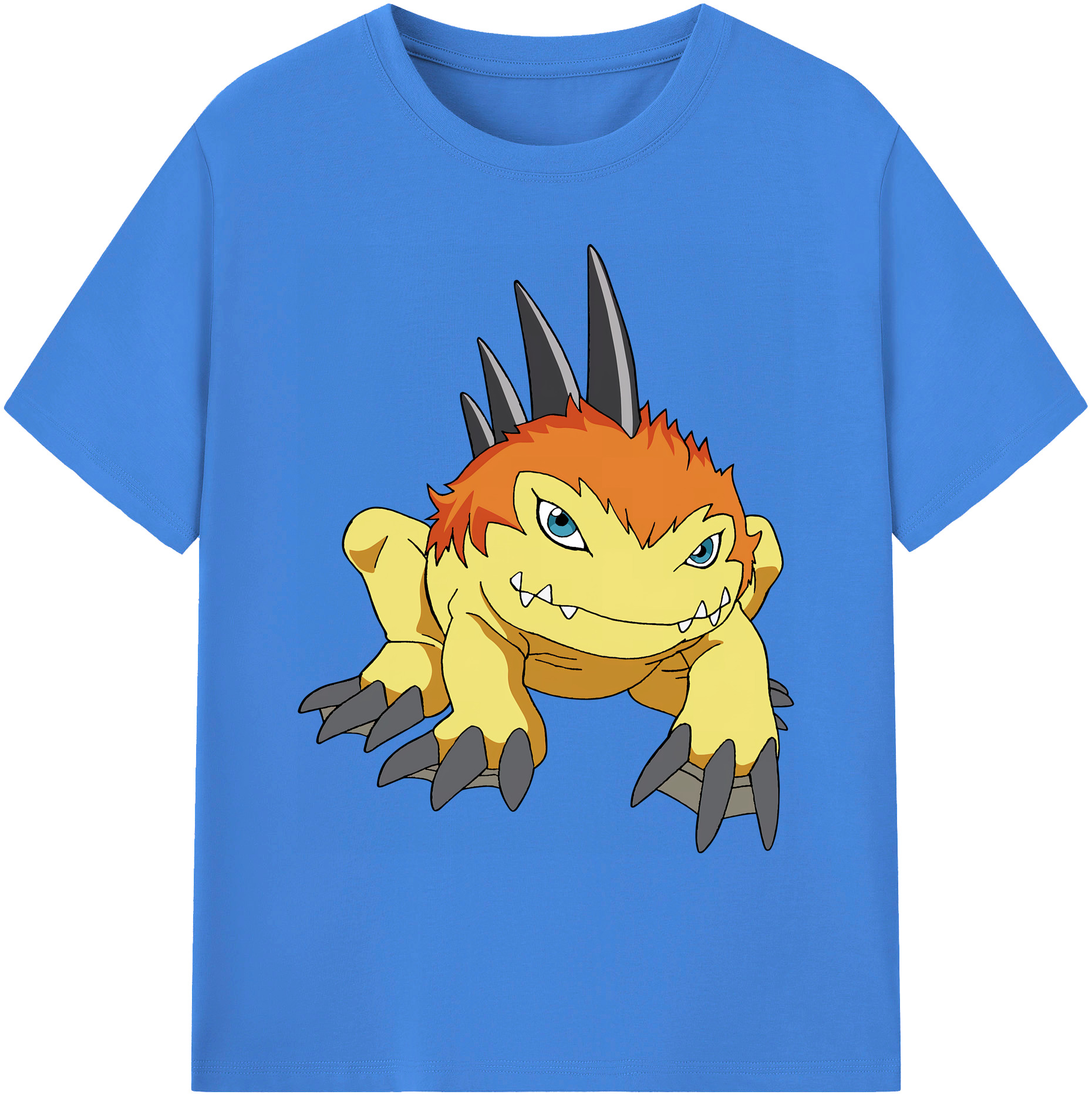 （画像用） Digimon デジタルモンスター/デジモン 綿100％ メンズ半袖Tシャツ｜肌触りやわらか＆通気性