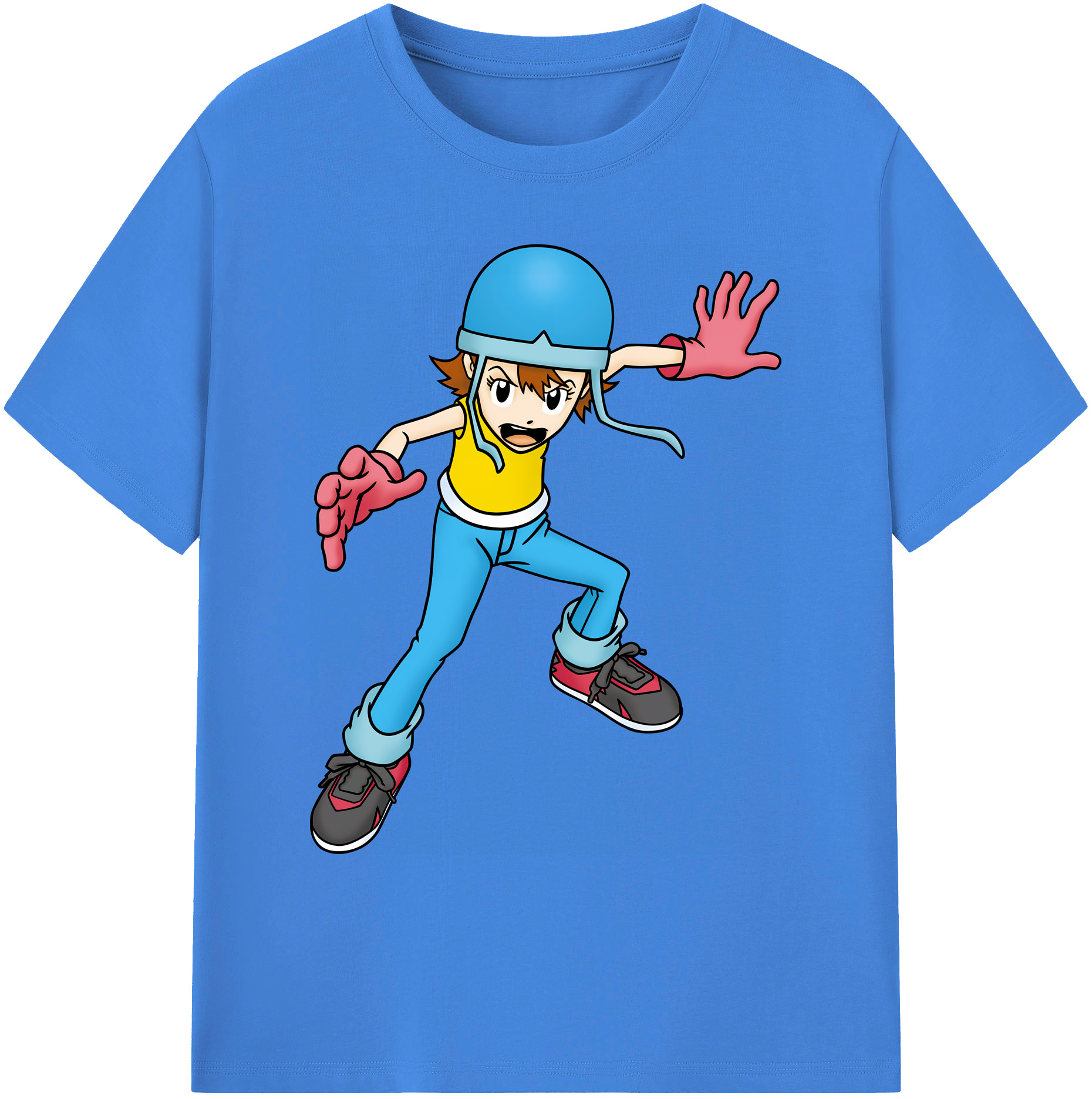 （画像用） Digimon デジタルモンスター/デジモン 綿100％ メンズ半袖Tシャツ｜肌触りやわらか＆通気性