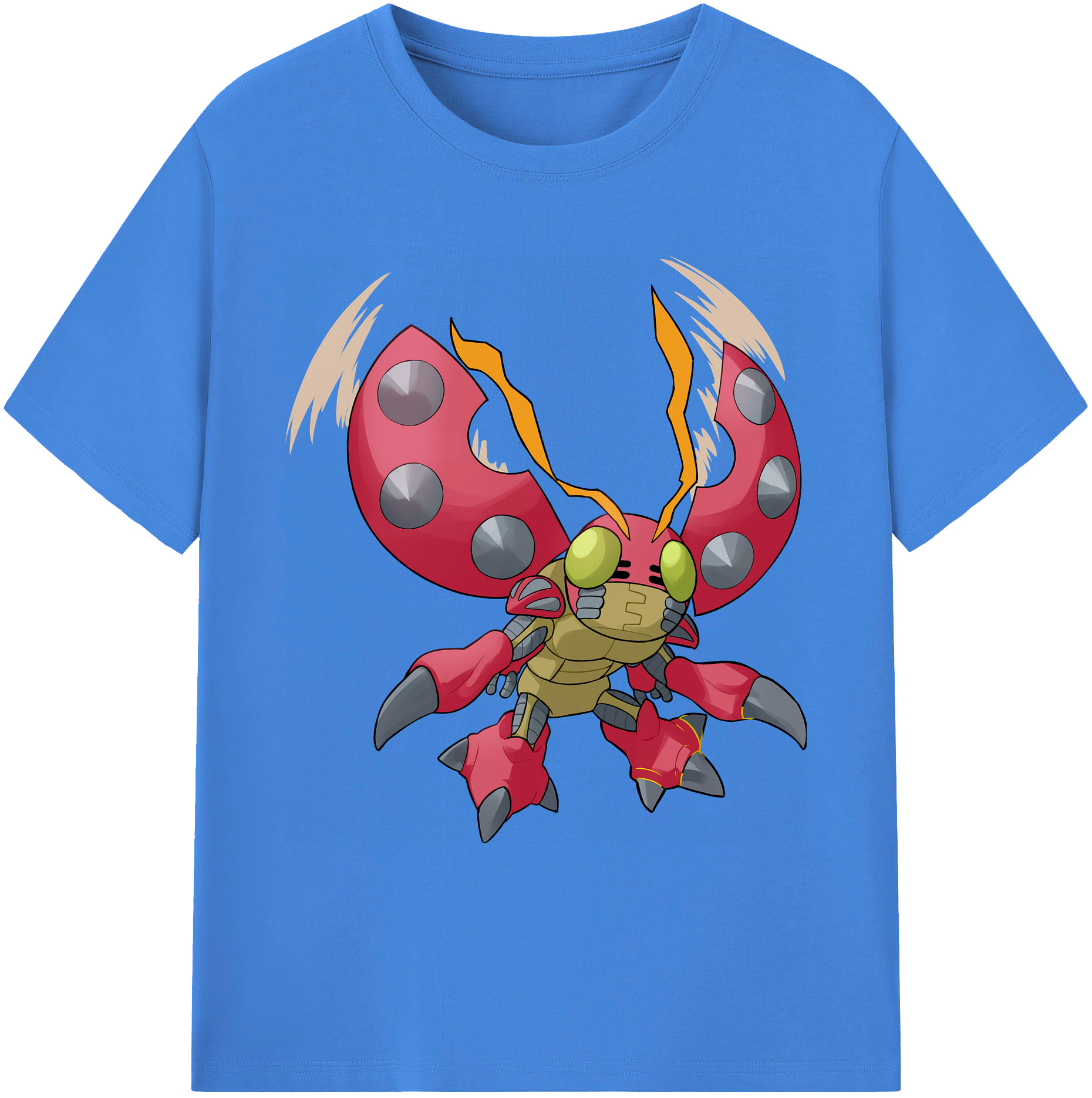 （画像用） Digimon デジタルモンスター/デジモン 綿100％ メンズ半袖Tシャツ｜肌触りやわらか＆通気性