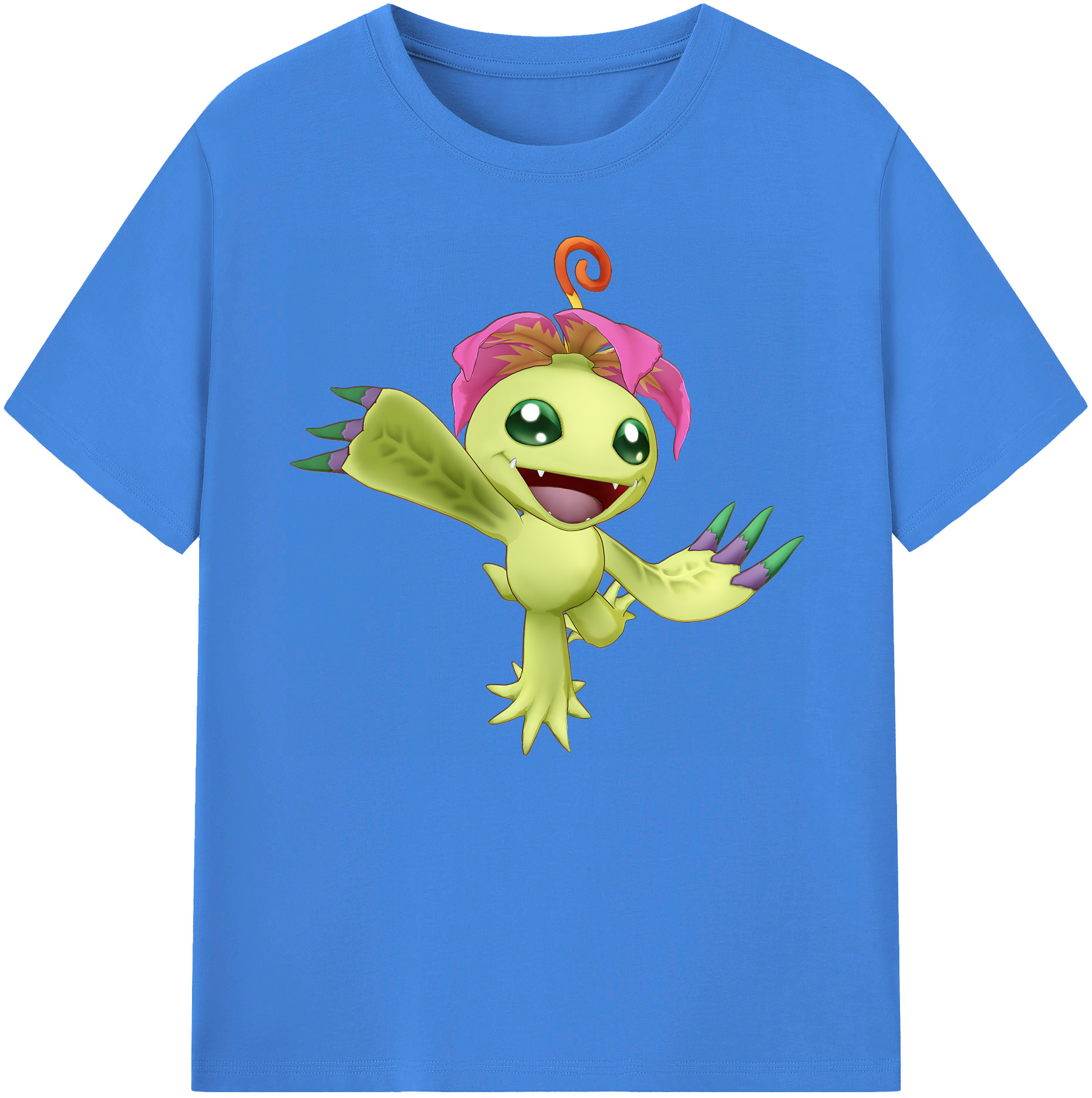 （画像用） Digimon デジタルモンスター/デジモン 綿100％ メンズ半袖Tシャツ｜肌触りやわらか＆通気性