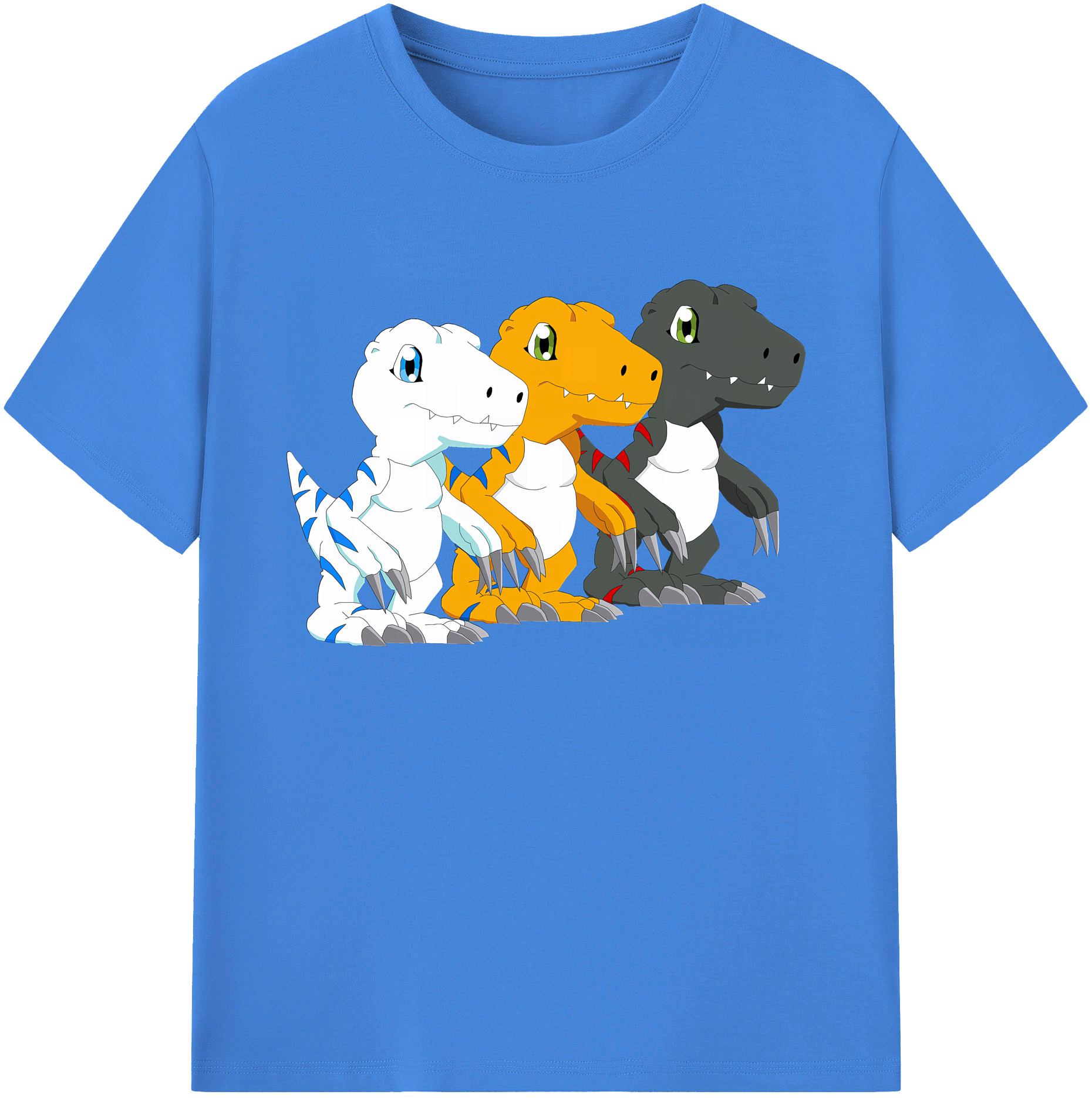 （画像用） Digimon デジタルモンスター/デジモン 綿100％ メンズ半袖Tシャツ｜肌触りやわらか＆通気性