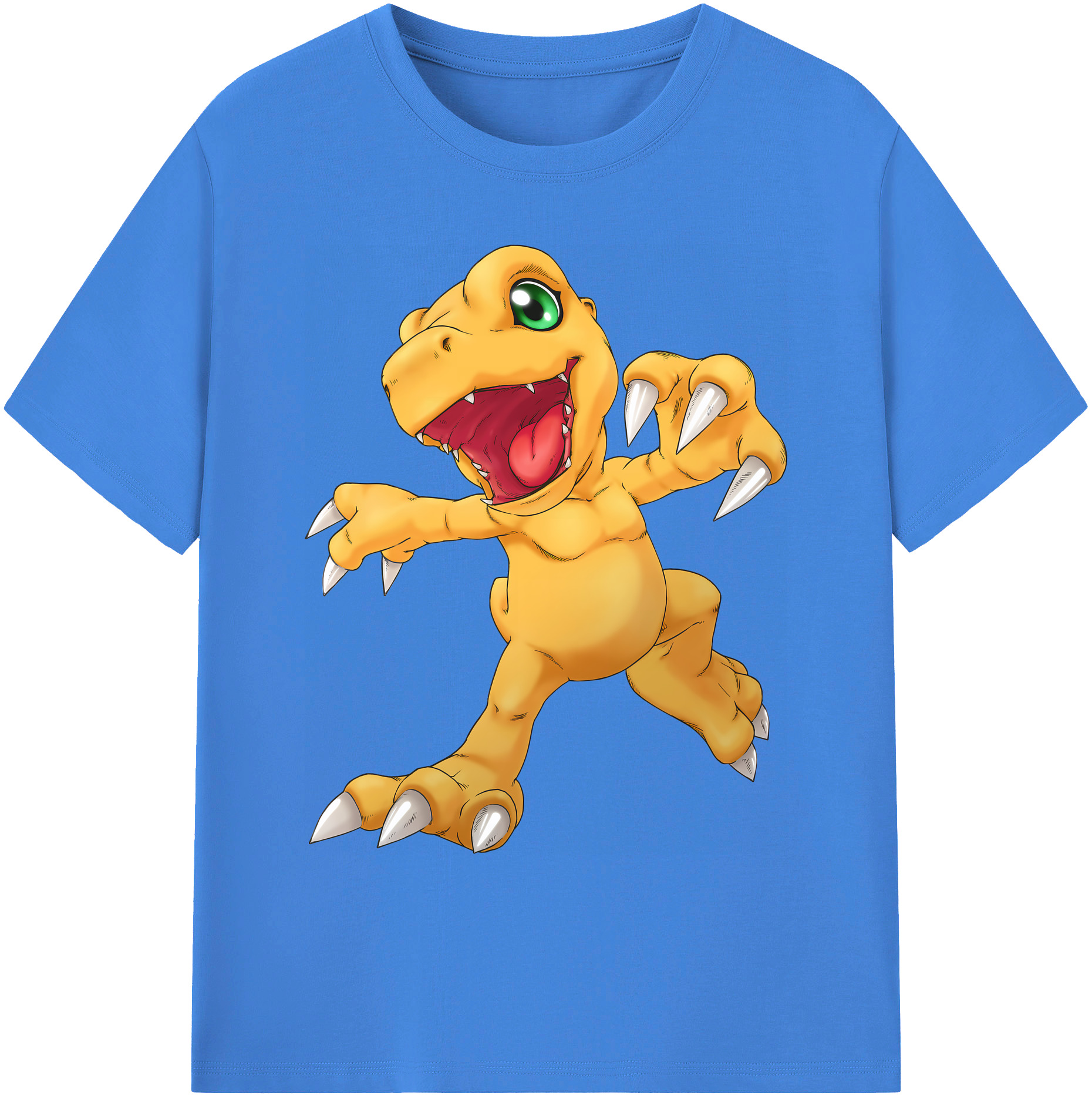 （画像用） Digimon デジタルモンスター/デジモン 綿100％ メンズ半袖Tシャツ｜肌触りやわらか＆通気性