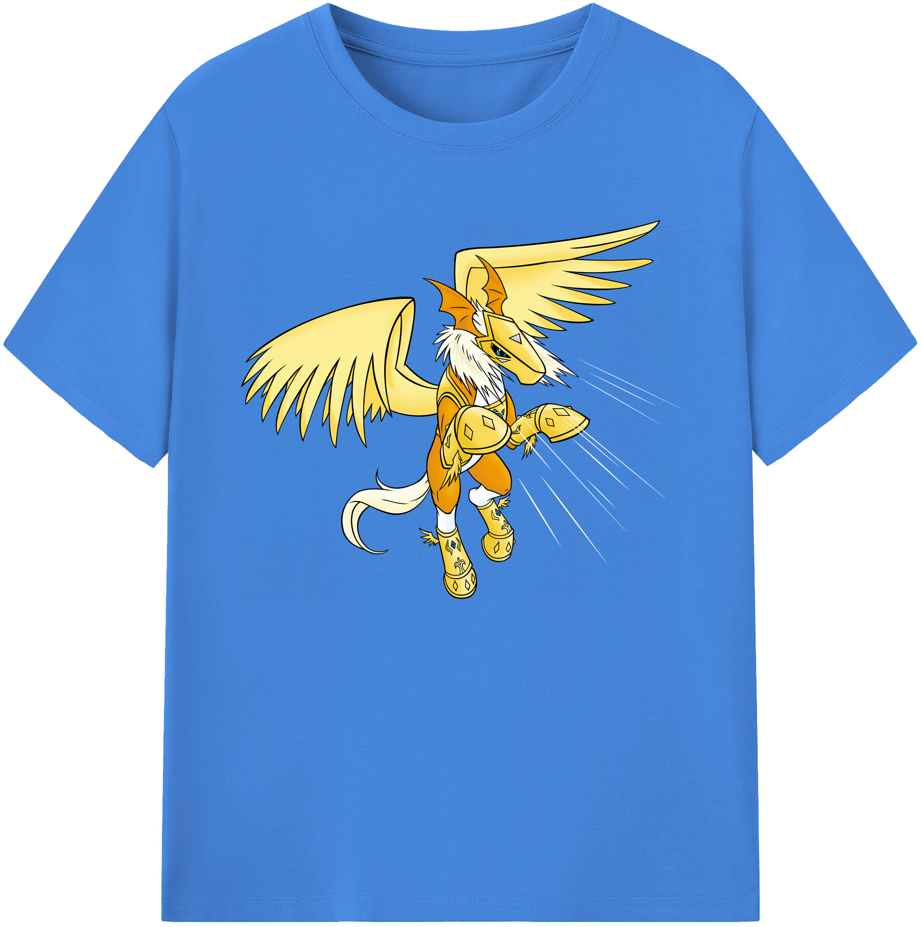 （画像用） Digimon デジタルモンスター/デジモン 綿100％ メンズ半袖Tシャツ｜肌触りやわらか＆通気性