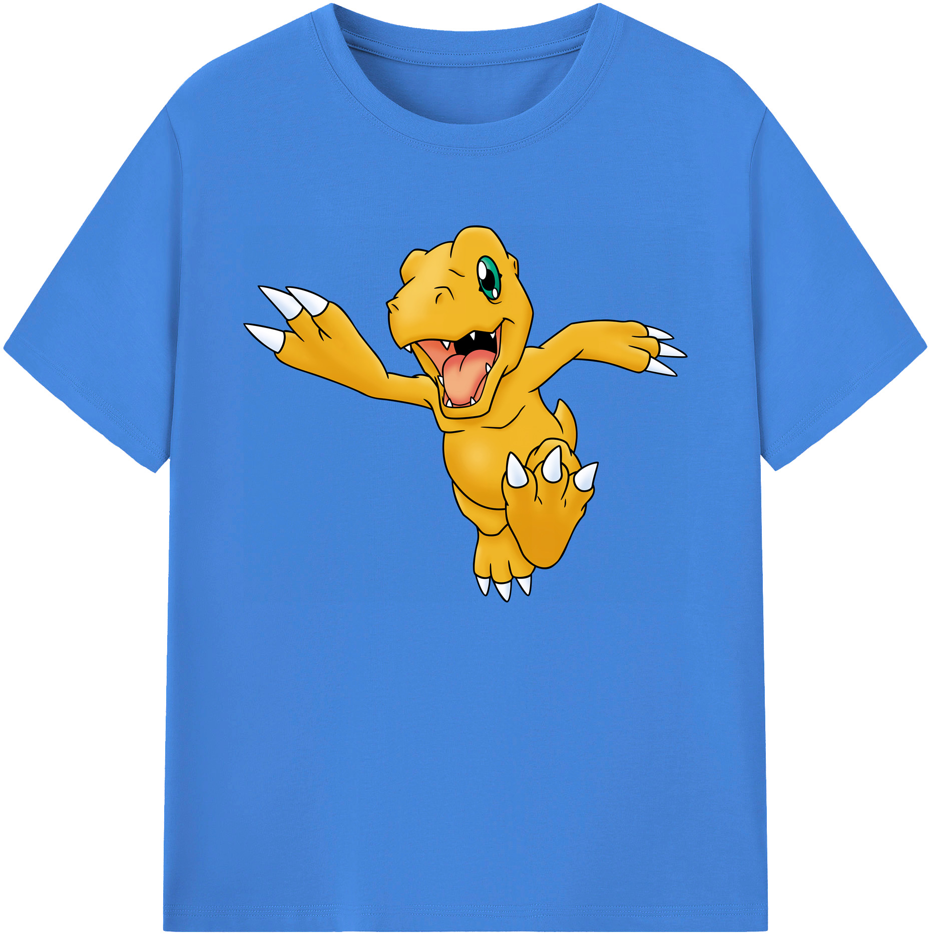 （画像用） Digimon デジタルモンスター/デジモン 綿100％ メンズ半袖Tシャツ｜肌触りやわらか＆通気性
