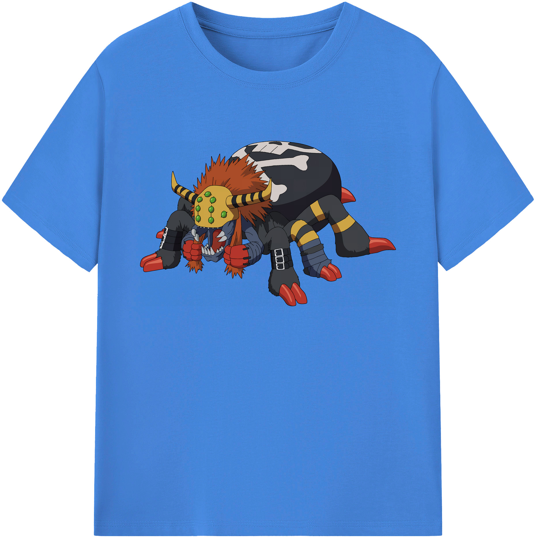 （画像用） Digimon デジタルモンスター/デジモン 綿100％ メンズ半袖Tシャツ｜肌触りやわらか＆通気性