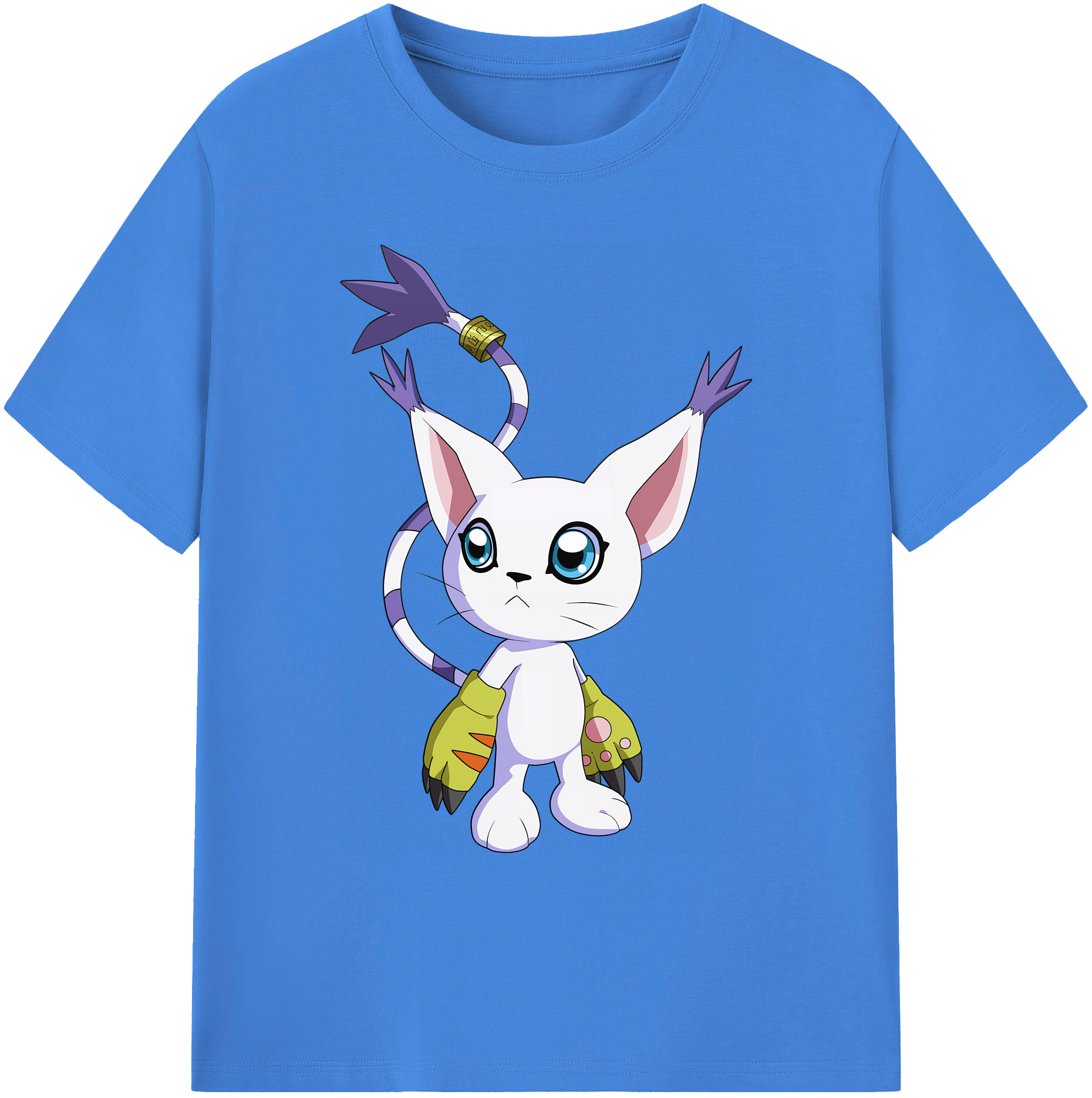 （画像用） Digimon デジタルモンスター/デジモン 綿100％ メンズ半袖Tシャツ｜肌触りやわらか＆通気性