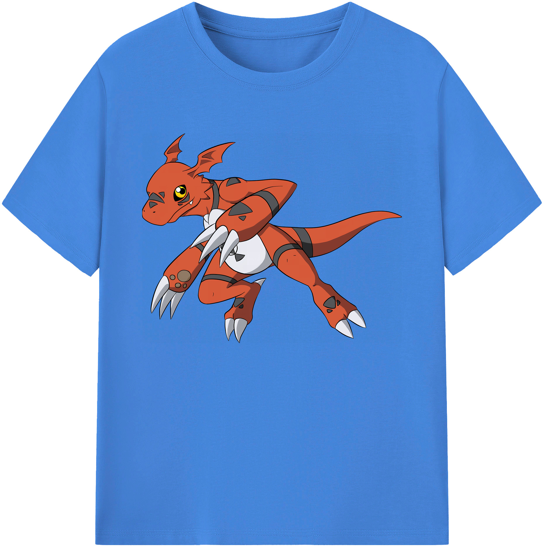 （画像用） Digimon デジタルモンスター/デジモン 綿100％ メンズ半袖Tシャツ｜肌触りやわらか＆通気性