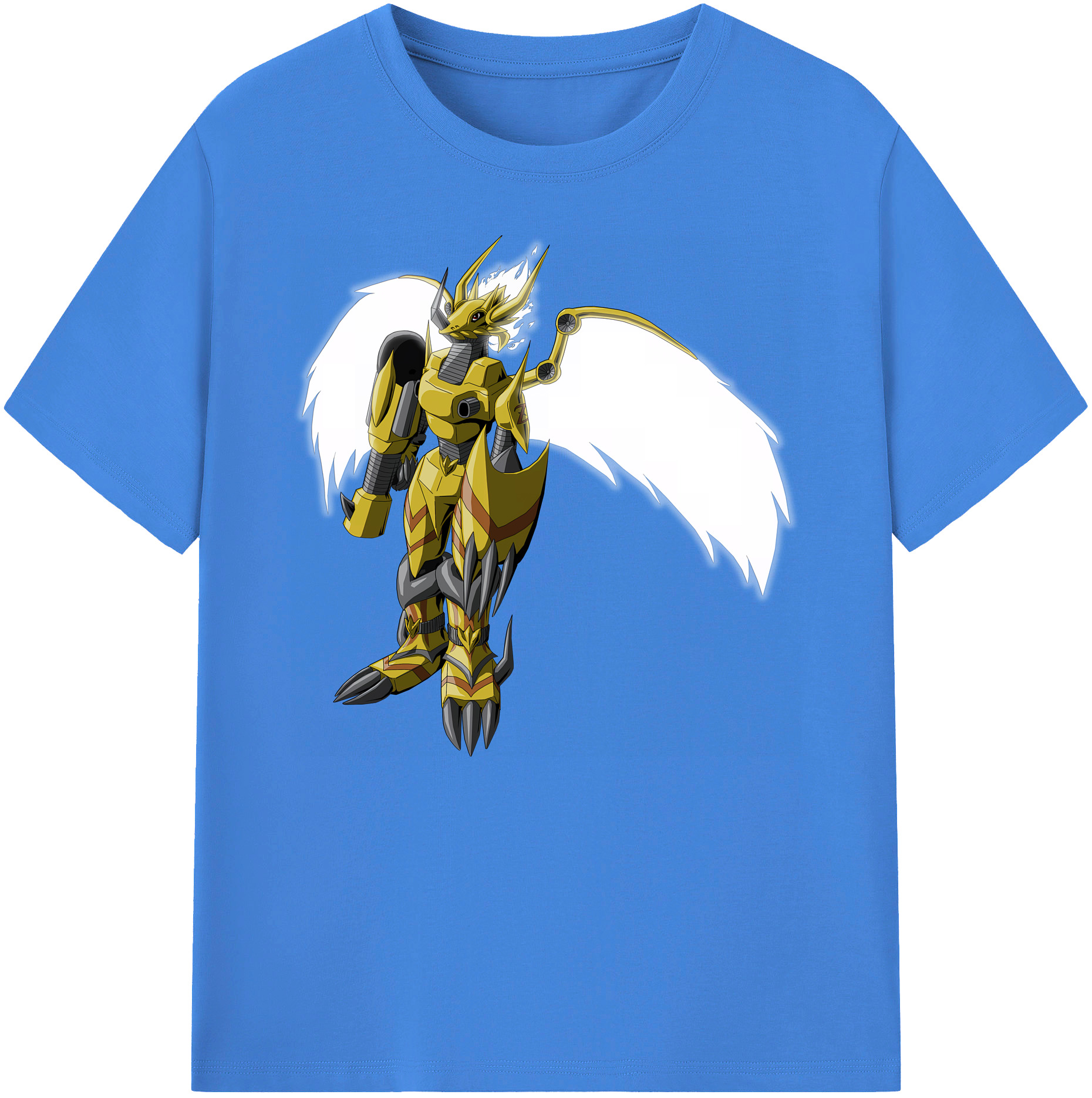 （画像用） Digimon デジタルモンスター/デジモン 綿100％ メンズ半袖Tシャツ｜肌触りやわらか＆通気性