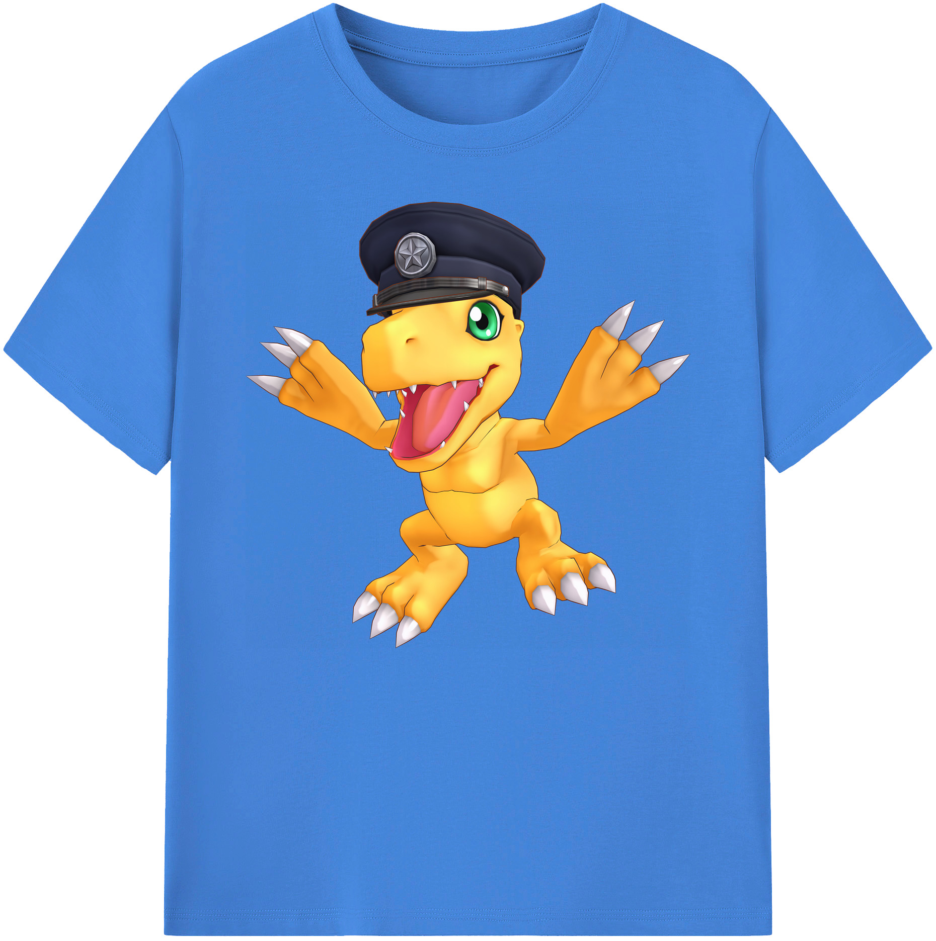 （画像用） Digimon デジタルモンスター/デジモン 綿100％ メンズ半袖Tシャツ｜肌触りやわらか＆通気性