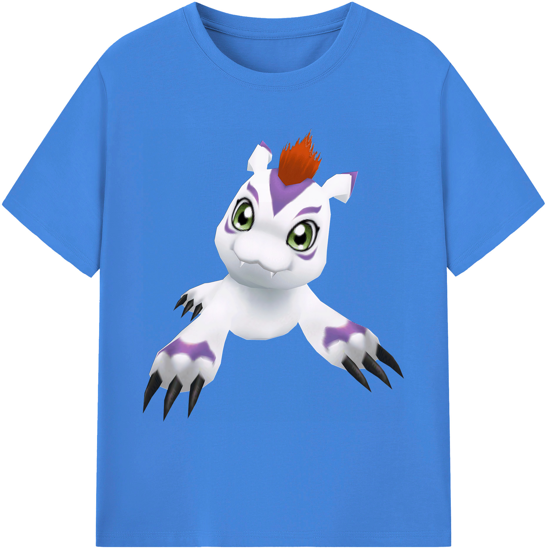 （画像用） Digimon デジタルモンスター/デジモン 綿100％ メンズ半袖Tシャツ｜肌触りやわらか＆通気性