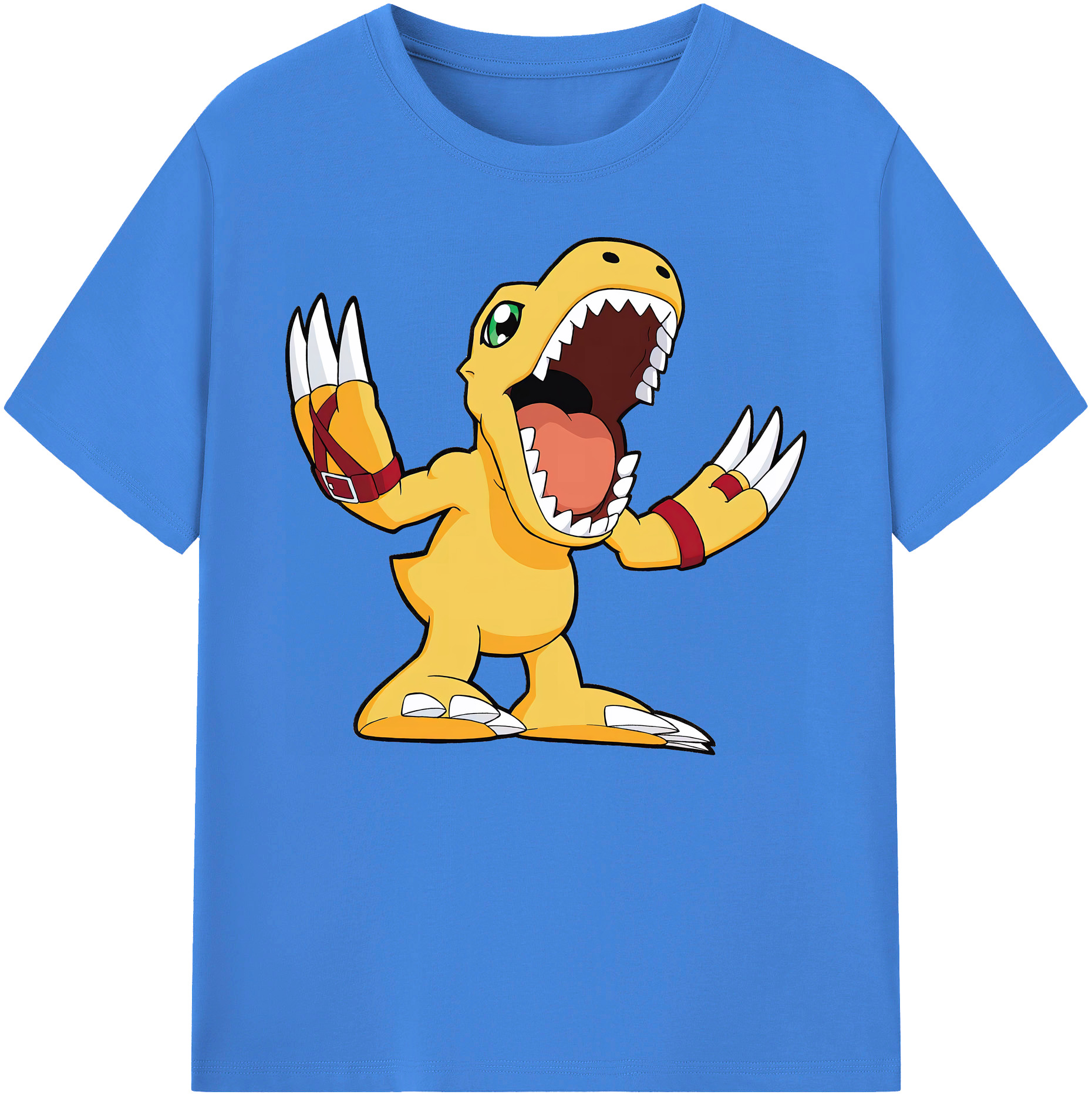 （画像用） Digimon デジタルモンスター/デジモン 綿100％ メンズ半袖Tシャツ｜肌触りやわらか＆通気性