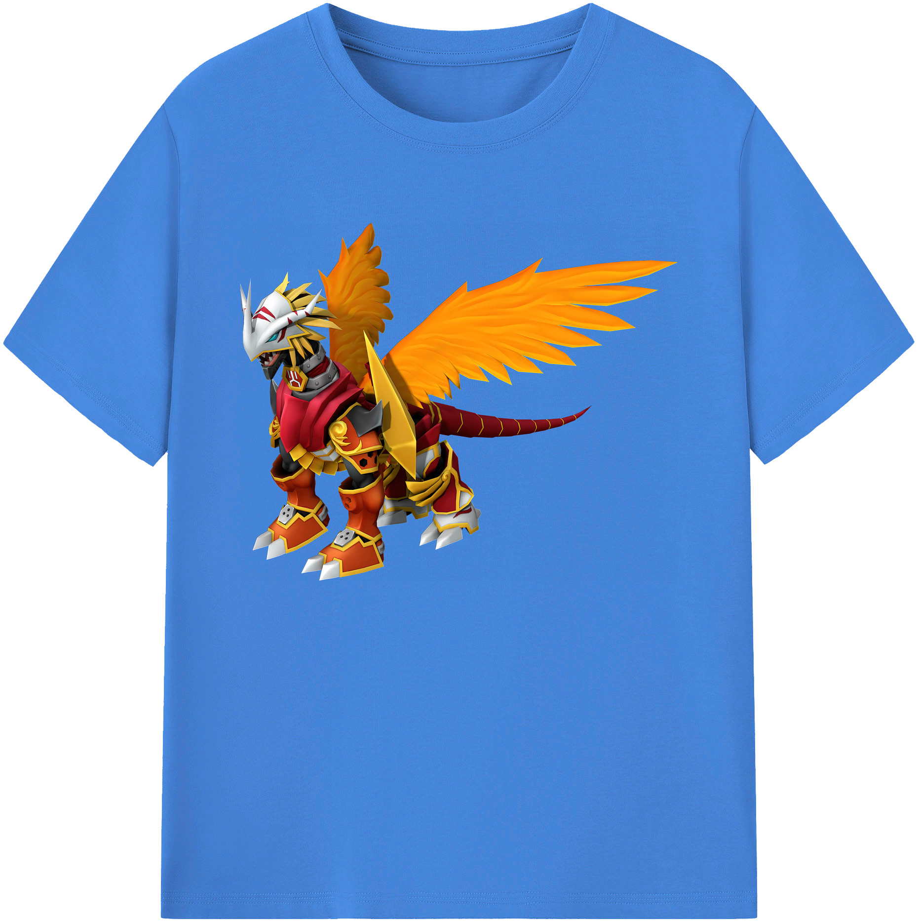 （画像用） Digimon デジタルモンスター/デジモン 綿100％ メンズ半袖Tシャツ｜肌触りやわらか＆通気性