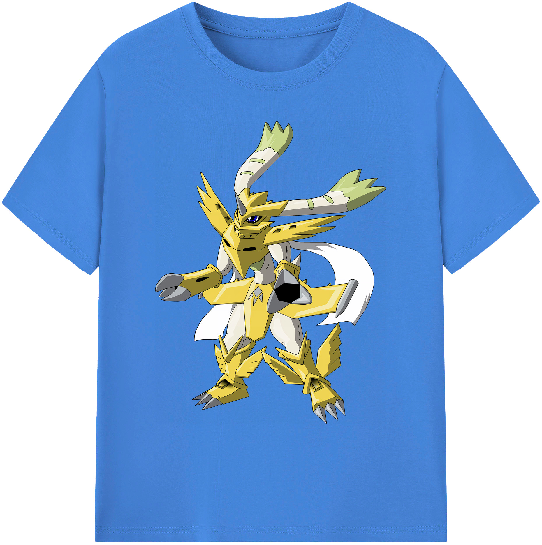 （画像用） Digimon デジタルモンスター/デジモン 綿100％ メンズ半袖Tシャツ｜肌触りやわらか＆通気性