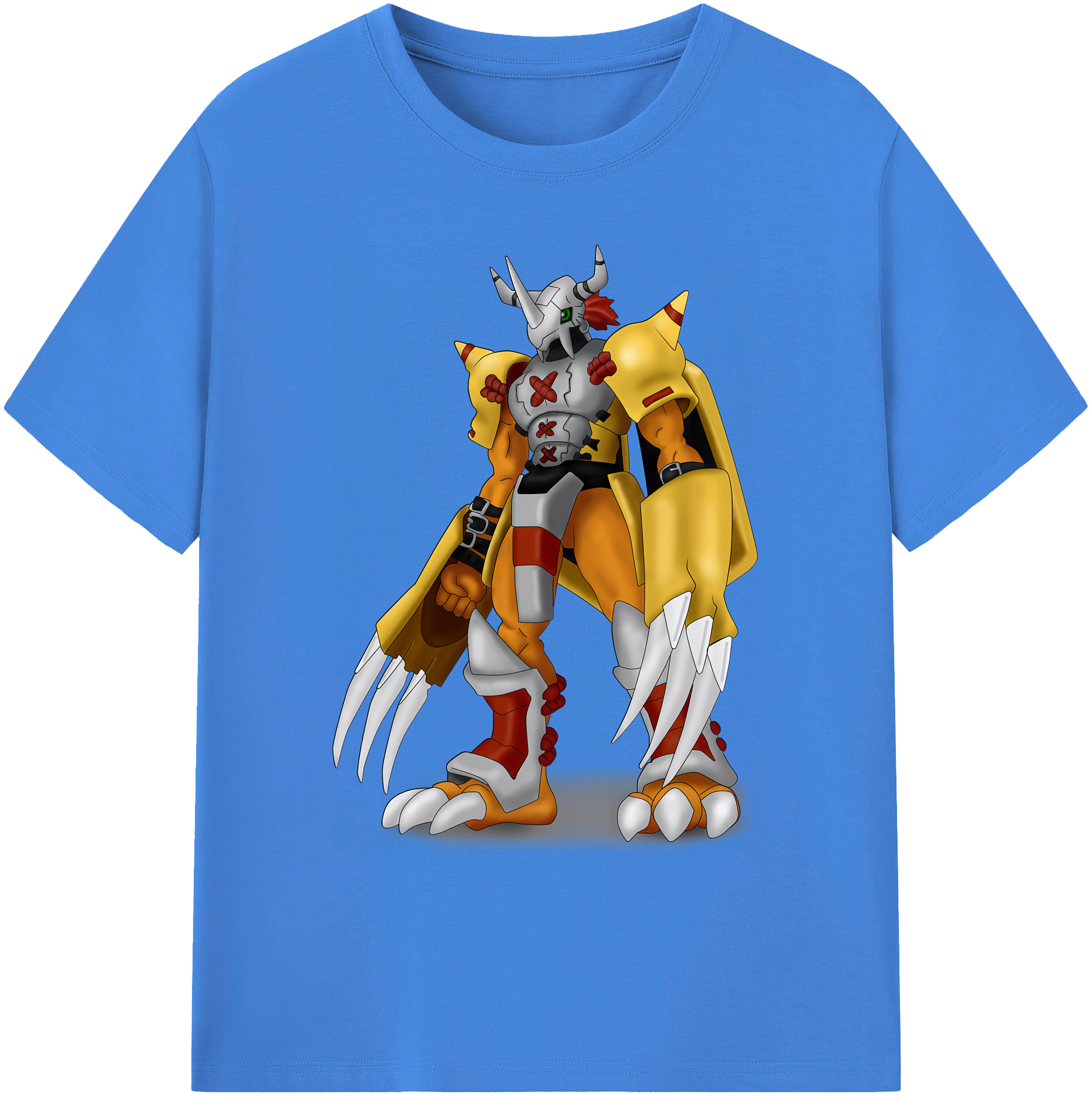 （画像用） Digimon デジタルモンスター/デジモン 綿100％ メンズ半袖Tシャツ｜肌触りやわらか＆通気性