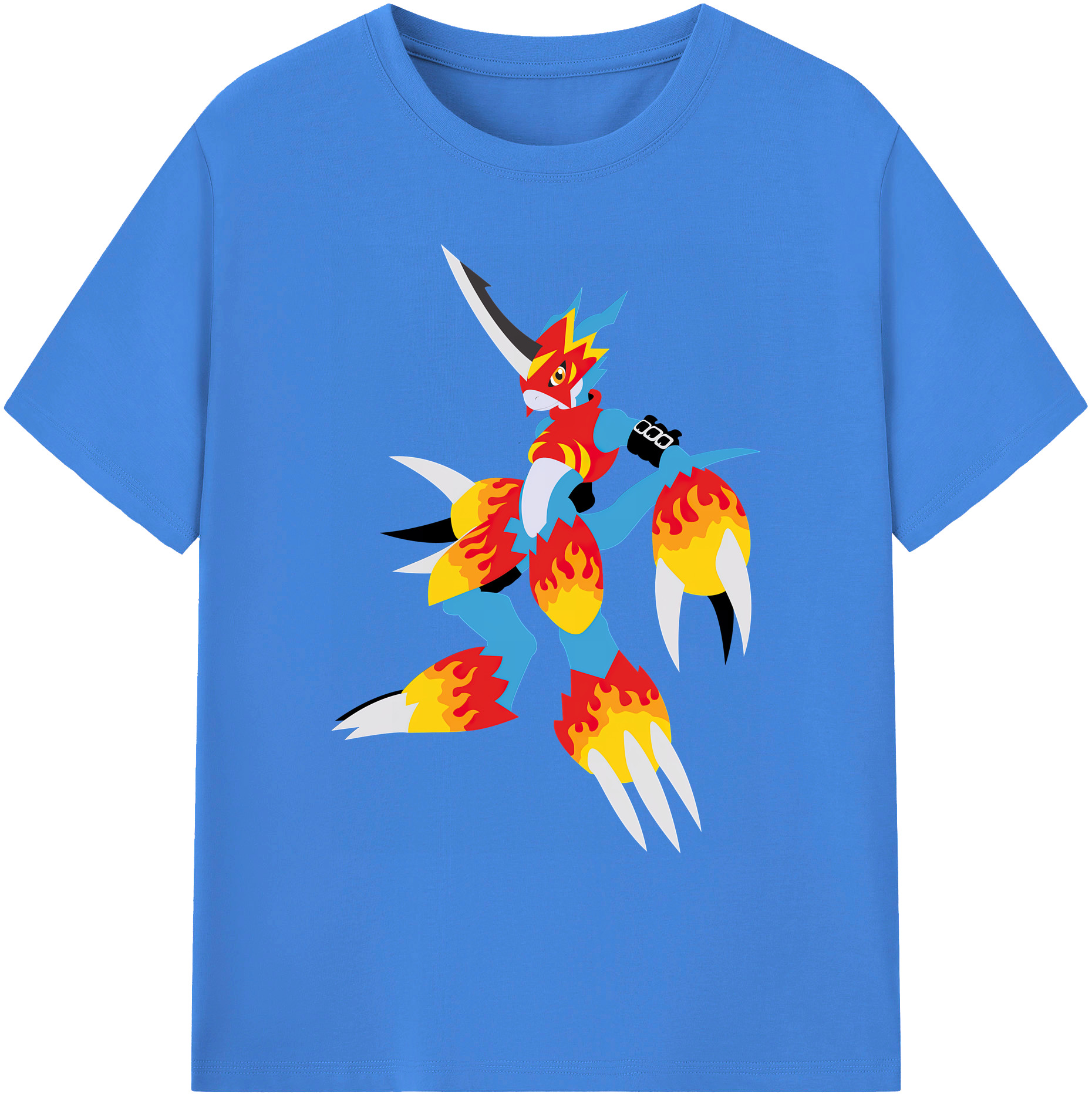 （画像用） Digimon デジタルモンスター/デジモン 綿100％ メンズ半袖Tシャツ｜肌触りやわらか＆通気性