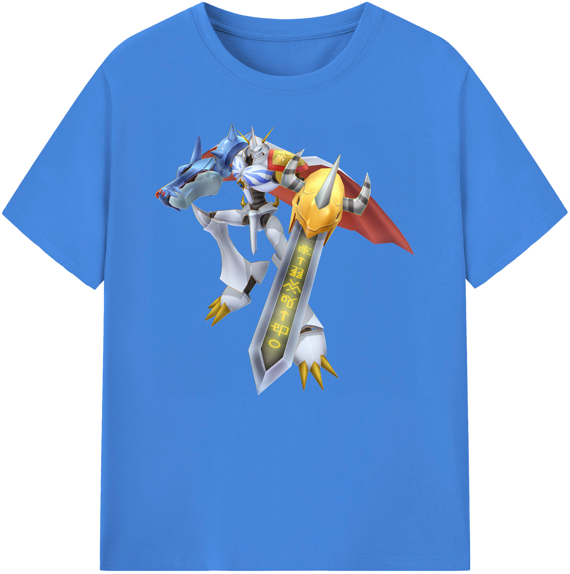 （画像用） Digimon デジタルモンスター/デジモン 綿100％ メンズ半袖Tシャツ｜肌触りやわらか＆通気性