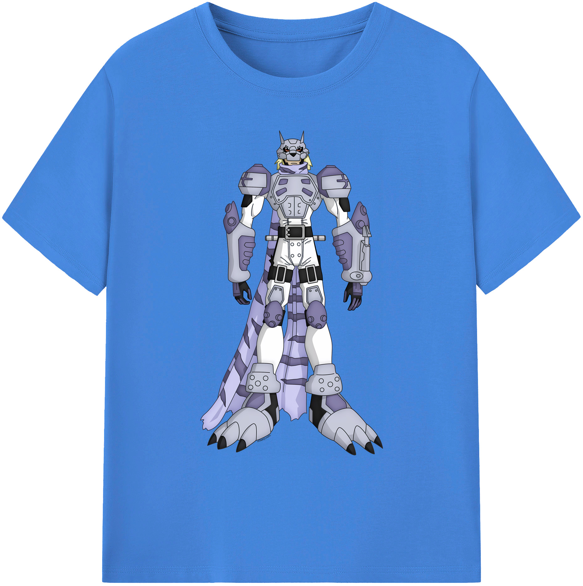 （画像用） Digimon デジタルモンスター/デジモン 綿100％ メンズ半袖Tシャツ｜肌触りやわらか＆通気性