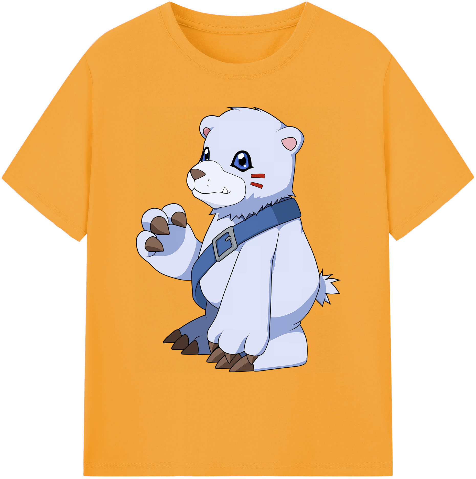 （画像用） Digimon デジタルモンスター/デジモン 綿100％ メンズ半袖Tシャツ｜肌触りやわらか＆通気性
