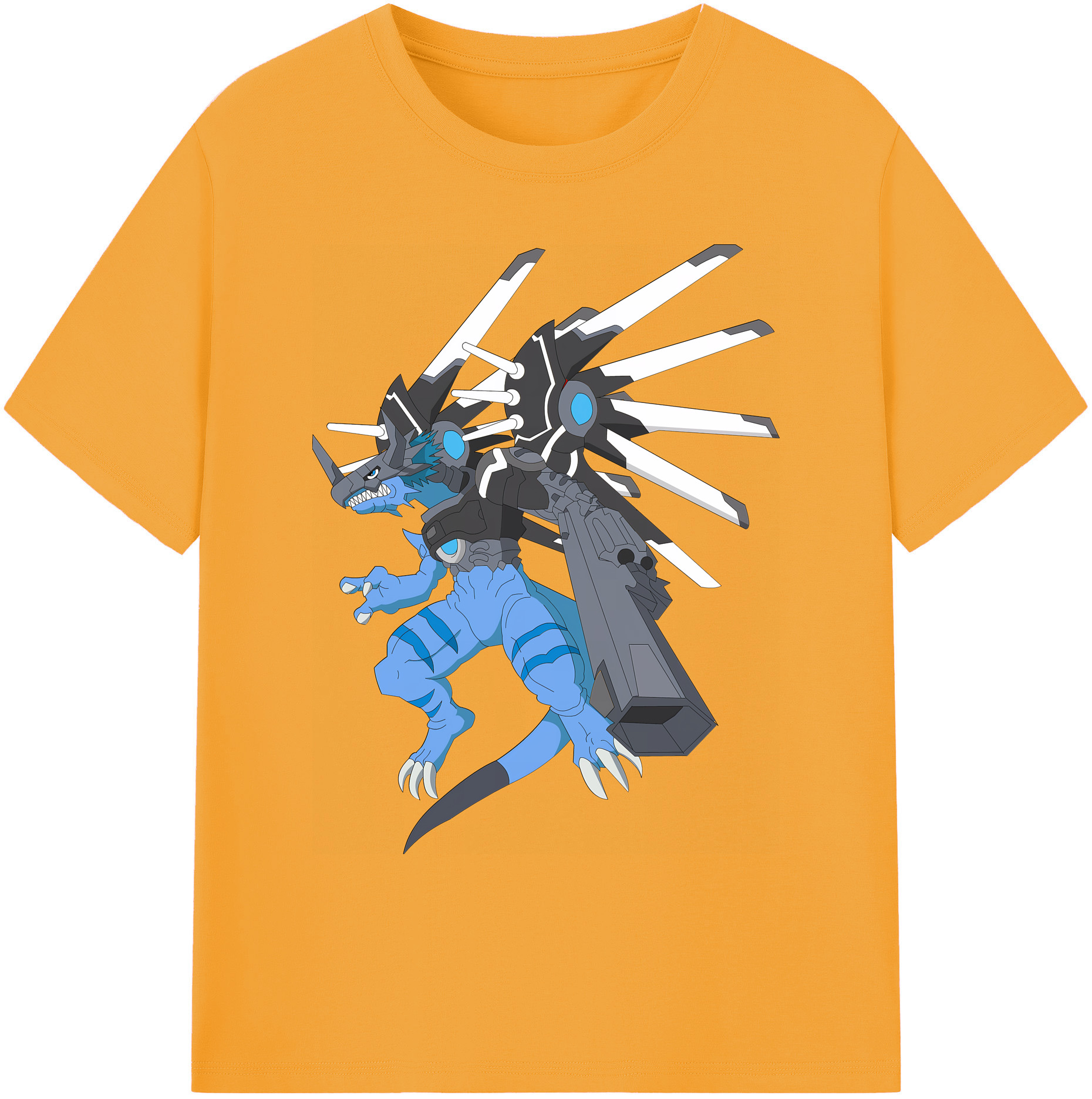 （画像用） Digimon デジタルモンスター/デジモン 綿100％ メンズ半袖Tシャツ｜肌触りやわらか＆通気性