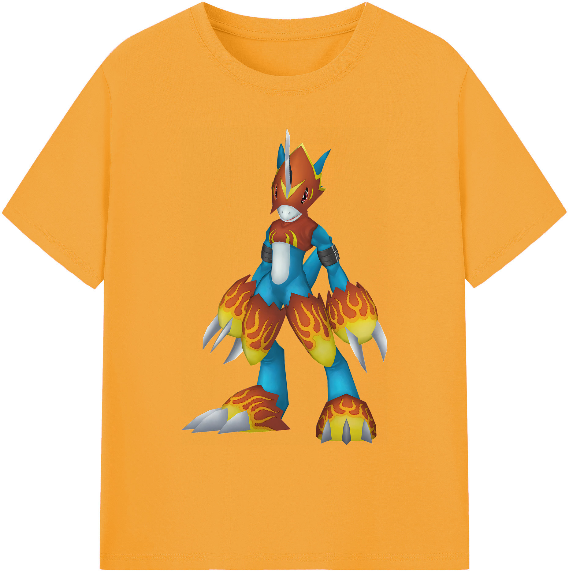 （画像用） Digimon デジタルモンスター/デジモン 綿100％ メンズ半袖Tシャツ｜肌触りやわらか＆通気性