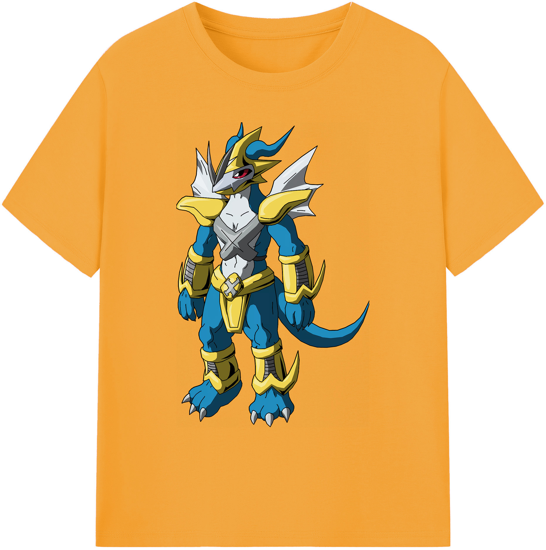 （画像用） Digimon デジタルモンスター/デジモン 綿100％ メンズ半袖Tシャツ｜肌触りやわらか＆通気性