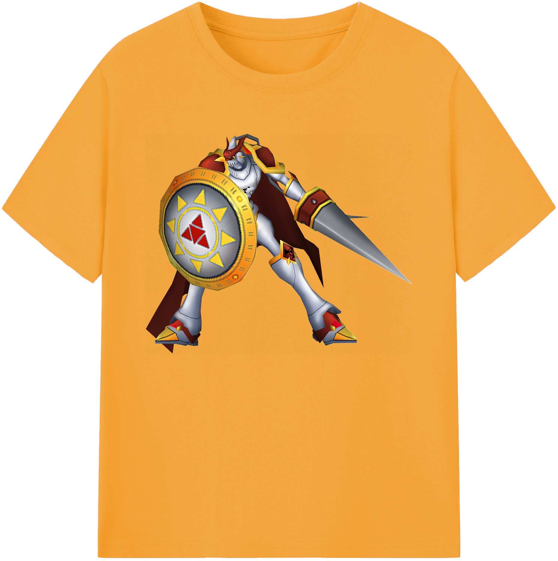 （画像用） Digimon デジタルモンスター/デジモン 綿100％ メンズ半袖Tシャツ｜肌触りやわらか＆通気性