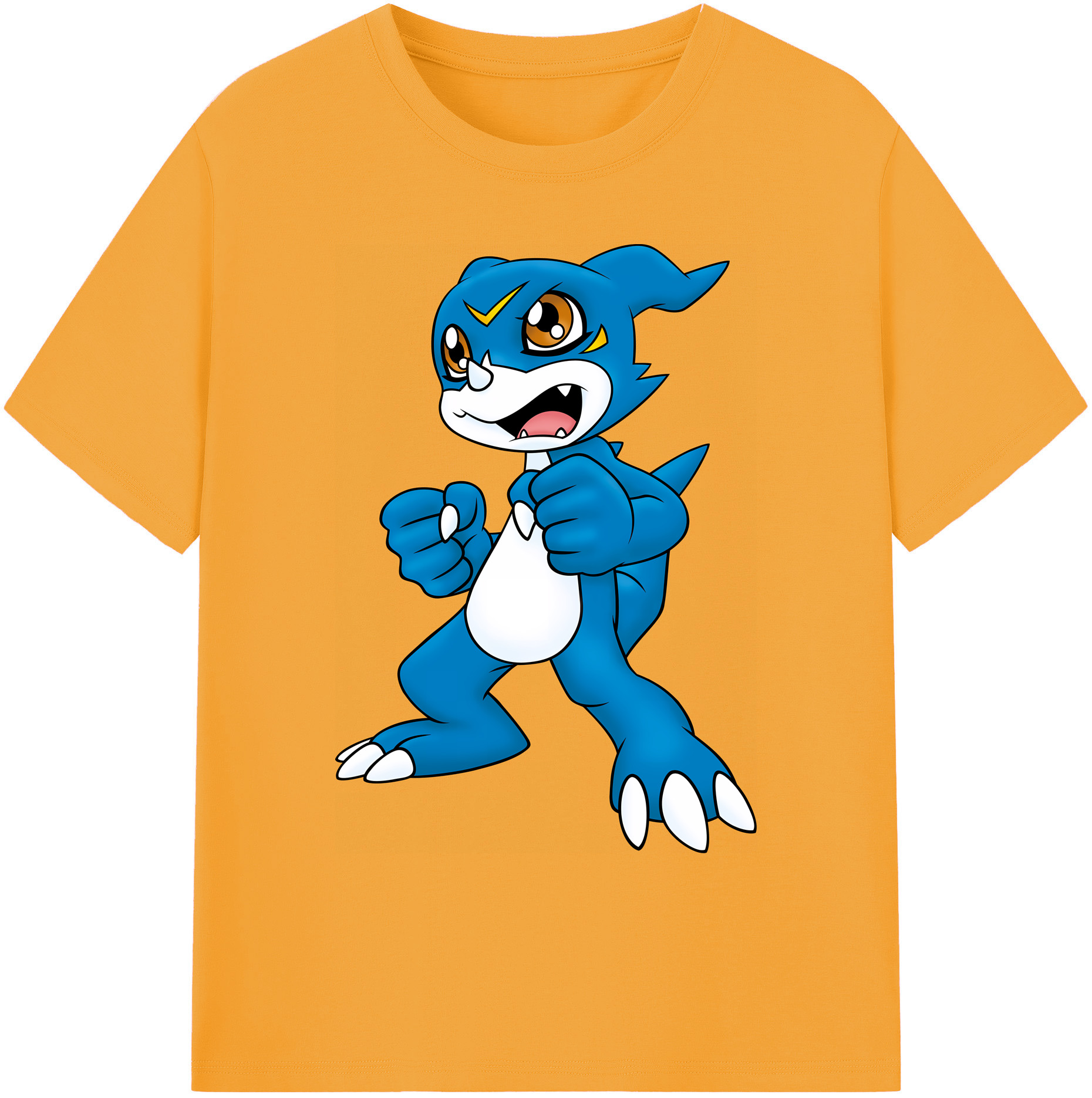 （画像用） Digimon デジタルモンスター/デジモン 綿100％ メンズ半袖Tシャツ｜肌触りやわらか＆通気性