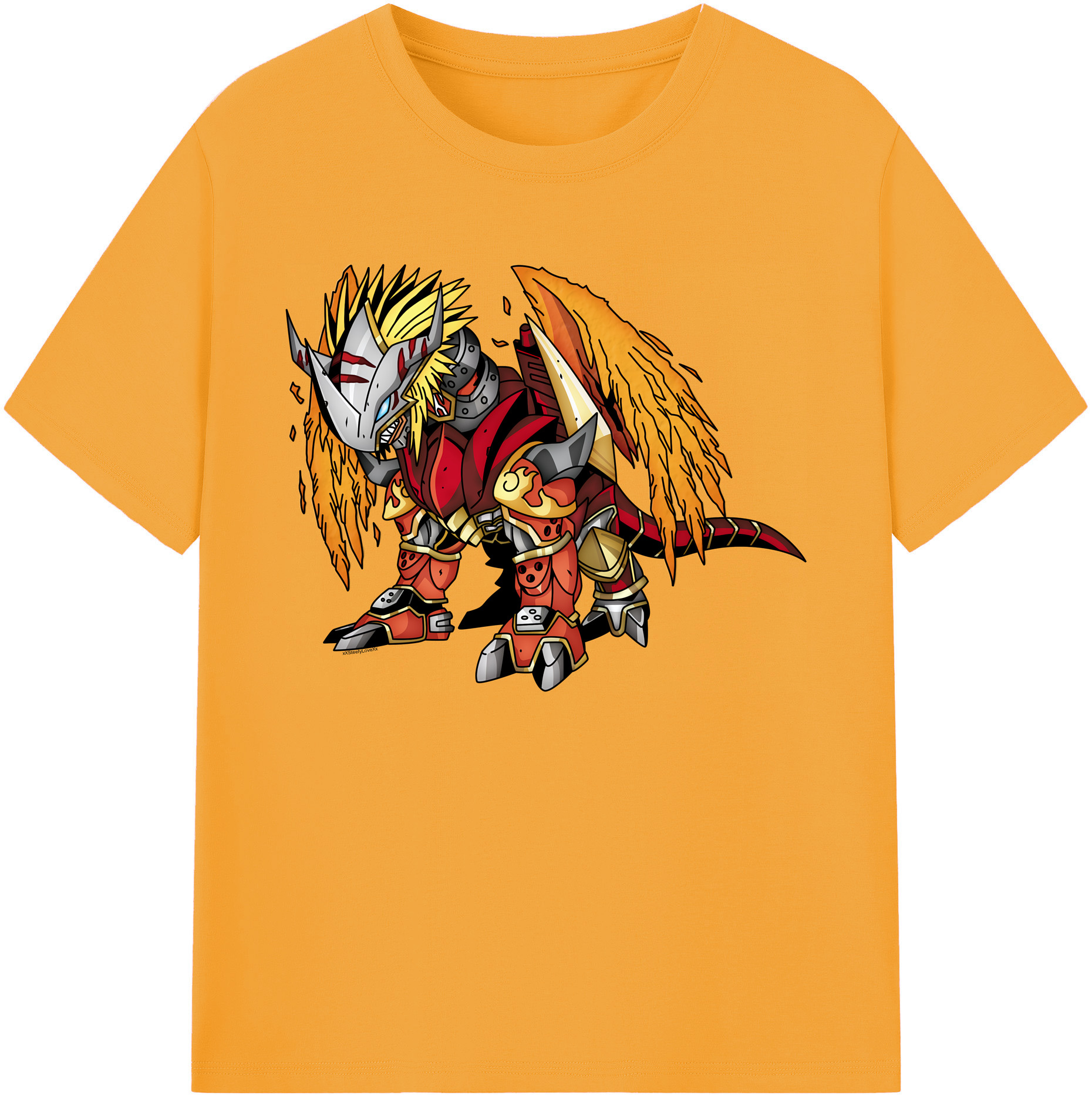 （画像用） Digimon デジタルモンスター/デジモン 綿100％ メンズ半袖Tシャツ｜肌触りやわらか＆通気性
