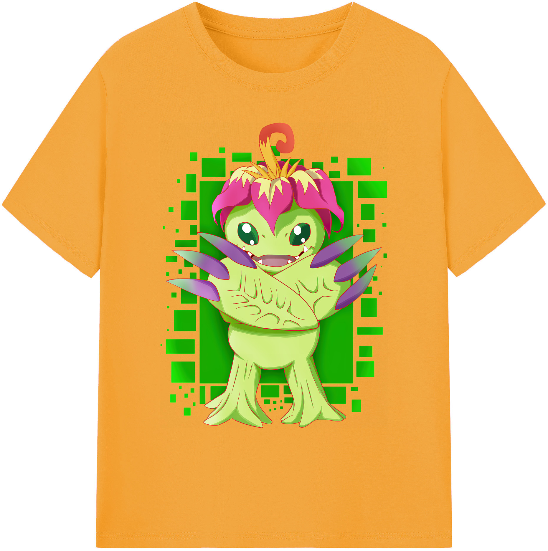 （画像用） Digimon デジタルモンスター/デジモン 綿100％ メンズ半袖Tシャツ｜肌触りやわらか＆通気性