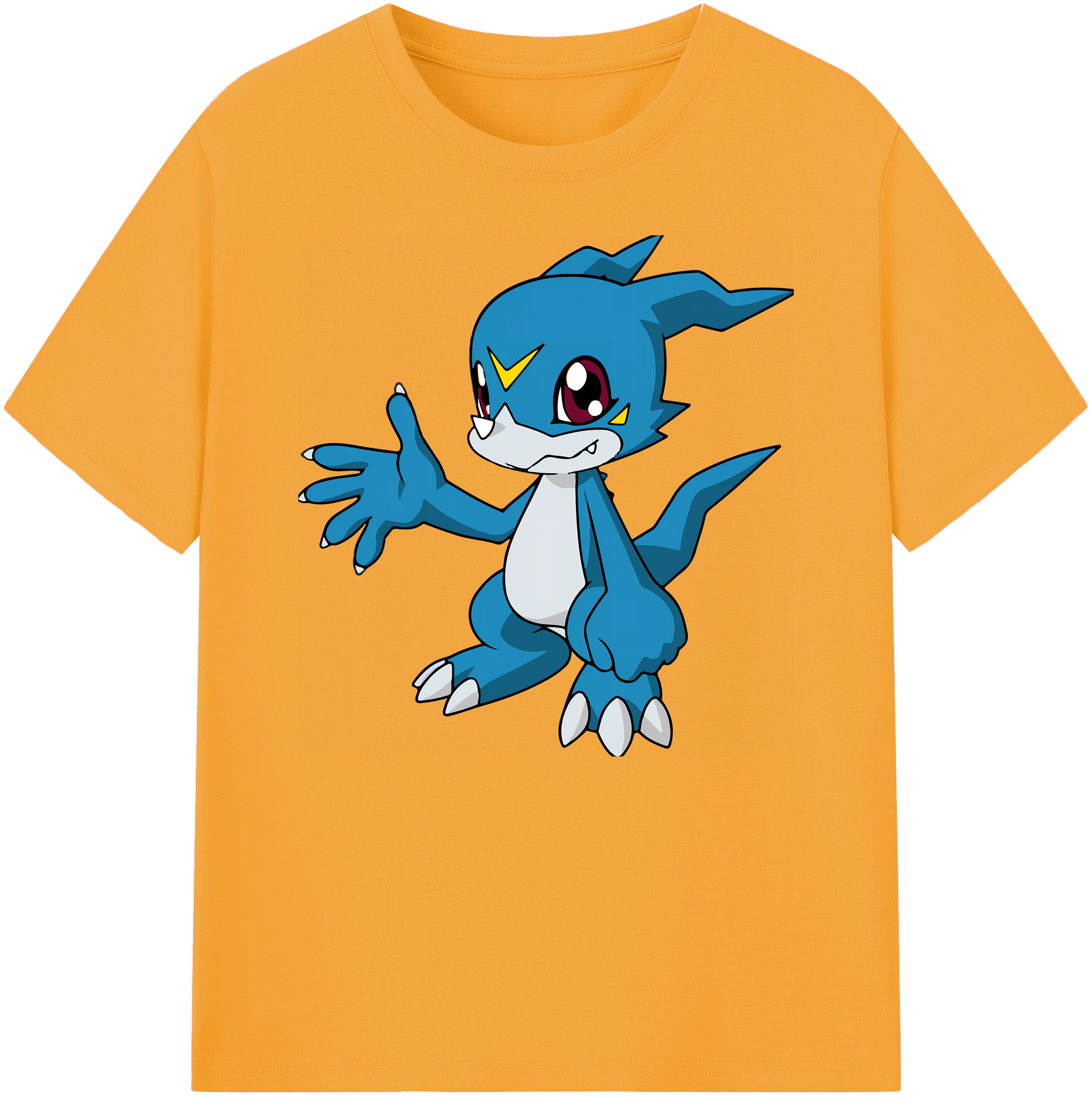 （画像用） Digimon デジタルモンスター/デジモン 綿100％ メンズ半袖Tシャツ｜肌触りやわらか＆通気性