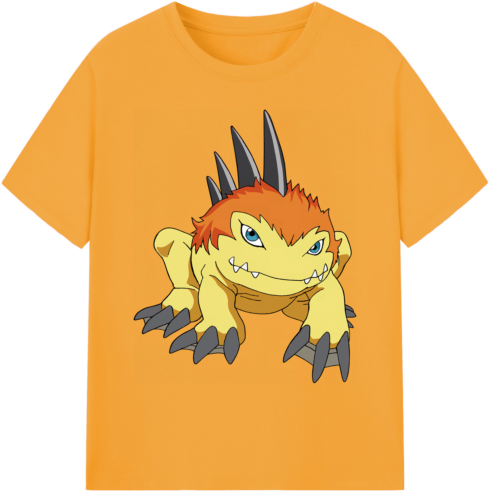 （画像用） Digimon デジタルモンスター/デジモン 綿100％ メンズ半袖Tシャツ｜肌触りやわらか＆通気性