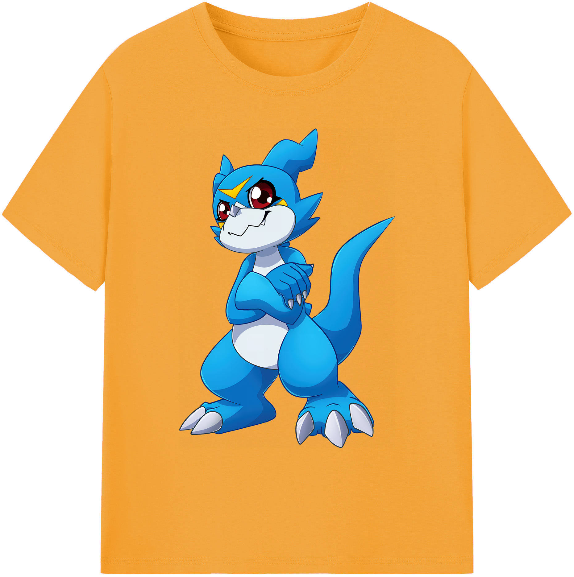 （画像用） Digimon デジタルモンスター/デジモン 綿100％ メンズ半袖Tシャツ｜肌触りやわらか＆通気性