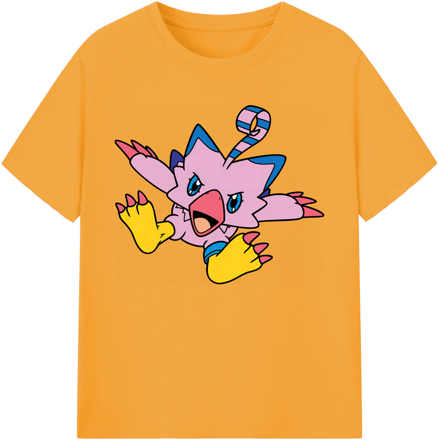 （画像用） Digimon デジタルモンスター/デジモン 綿100％ メンズ半袖Tシャツ｜肌触りやわらか＆通気性