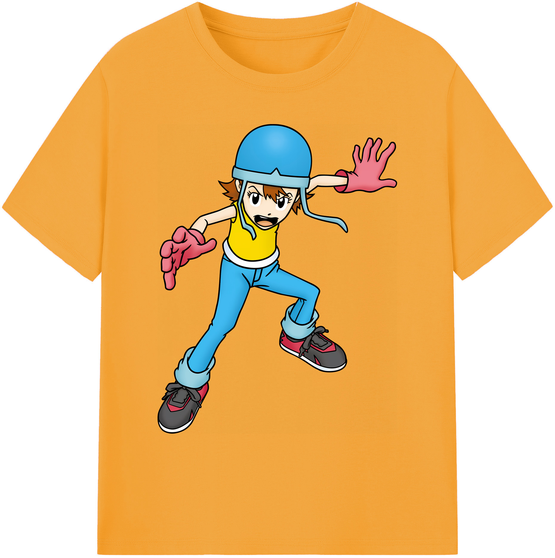 （画像用） Digimon デジタルモンスター/デジモン 綿100％ メンズ半袖Tシャツ｜肌触りやわらか＆通気性