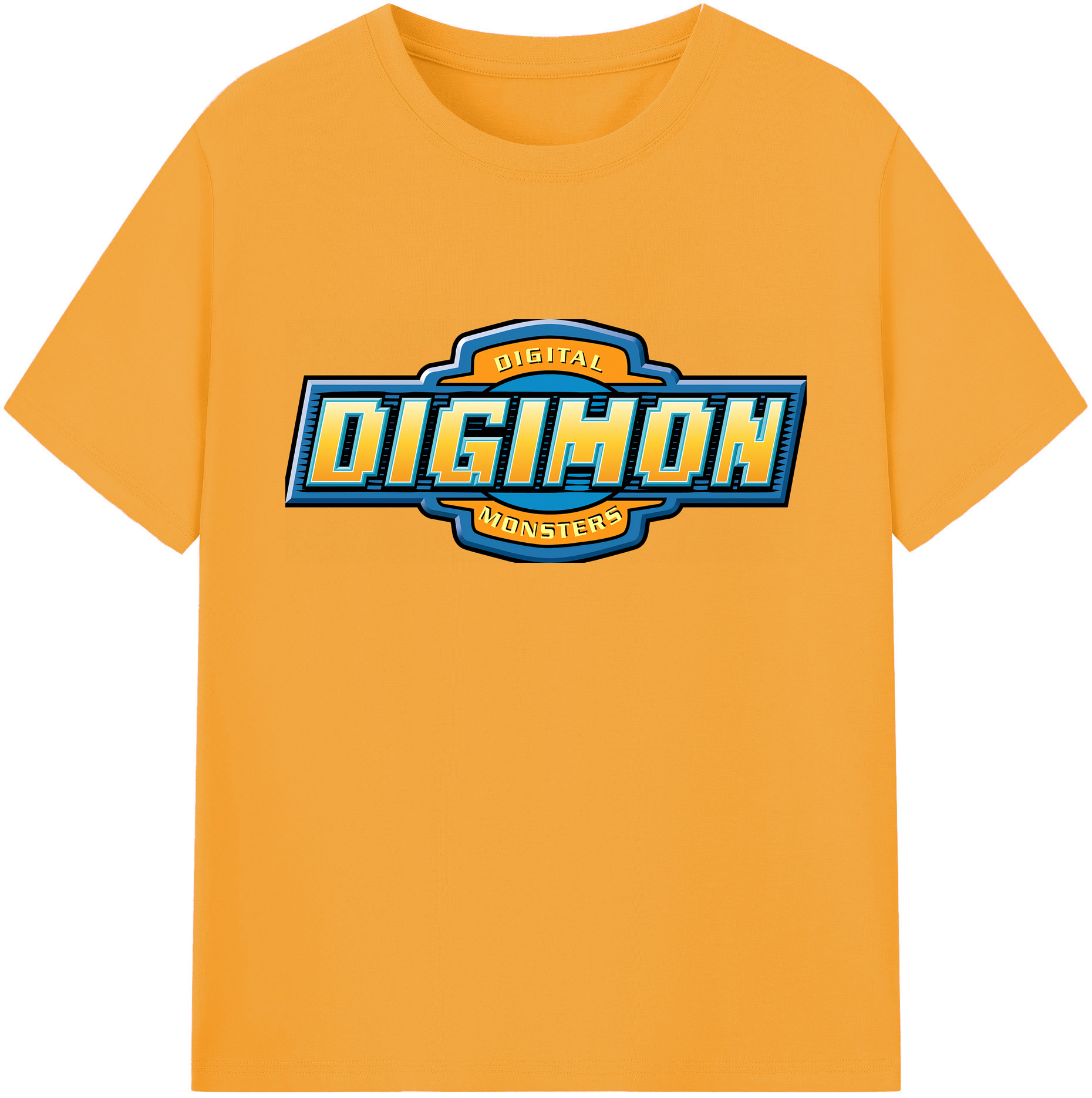 （画像用） Digimon デジタルモンスター/デジモン 綿100％ メンズ半袖Tシャツ｜肌触りやわらか＆通気性