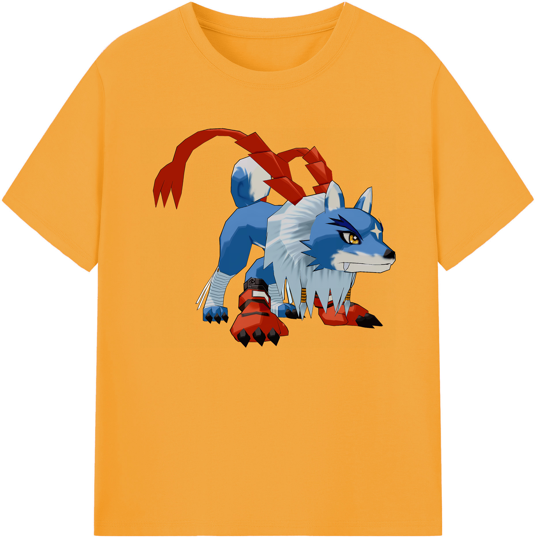 （画像用） Digimon デジタルモンスター/デジモン 綿100％ メンズ半袖Tシャツ｜肌触りやわらか＆通気性