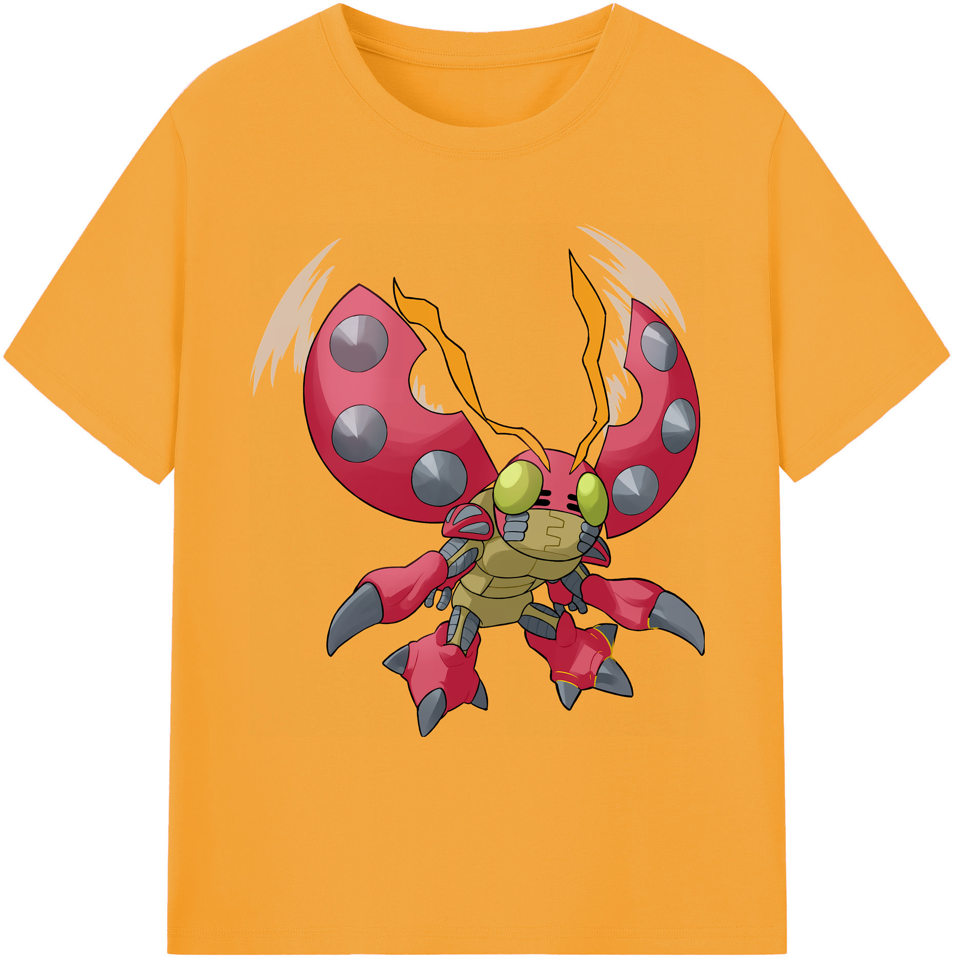 （画像用） Digimon デジタルモンスター/デジモン 綿100％ メンズ半袖Tシャツ｜肌触りやわらか＆通気性