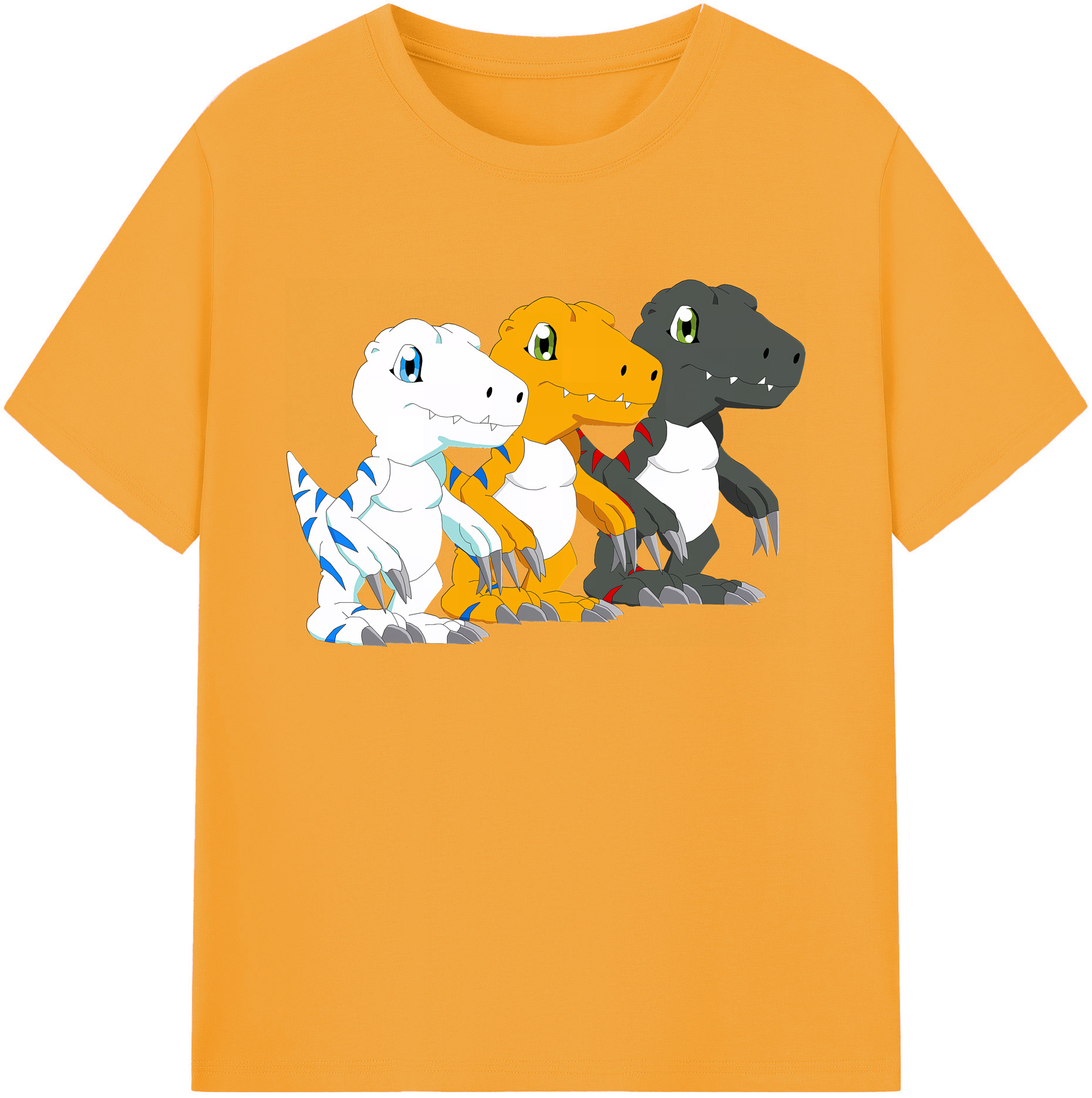 （画像用） Digimon デジタルモンスター/デジモン 綿100％ メンズ半袖Tシャツ｜肌触りやわらか＆通気性