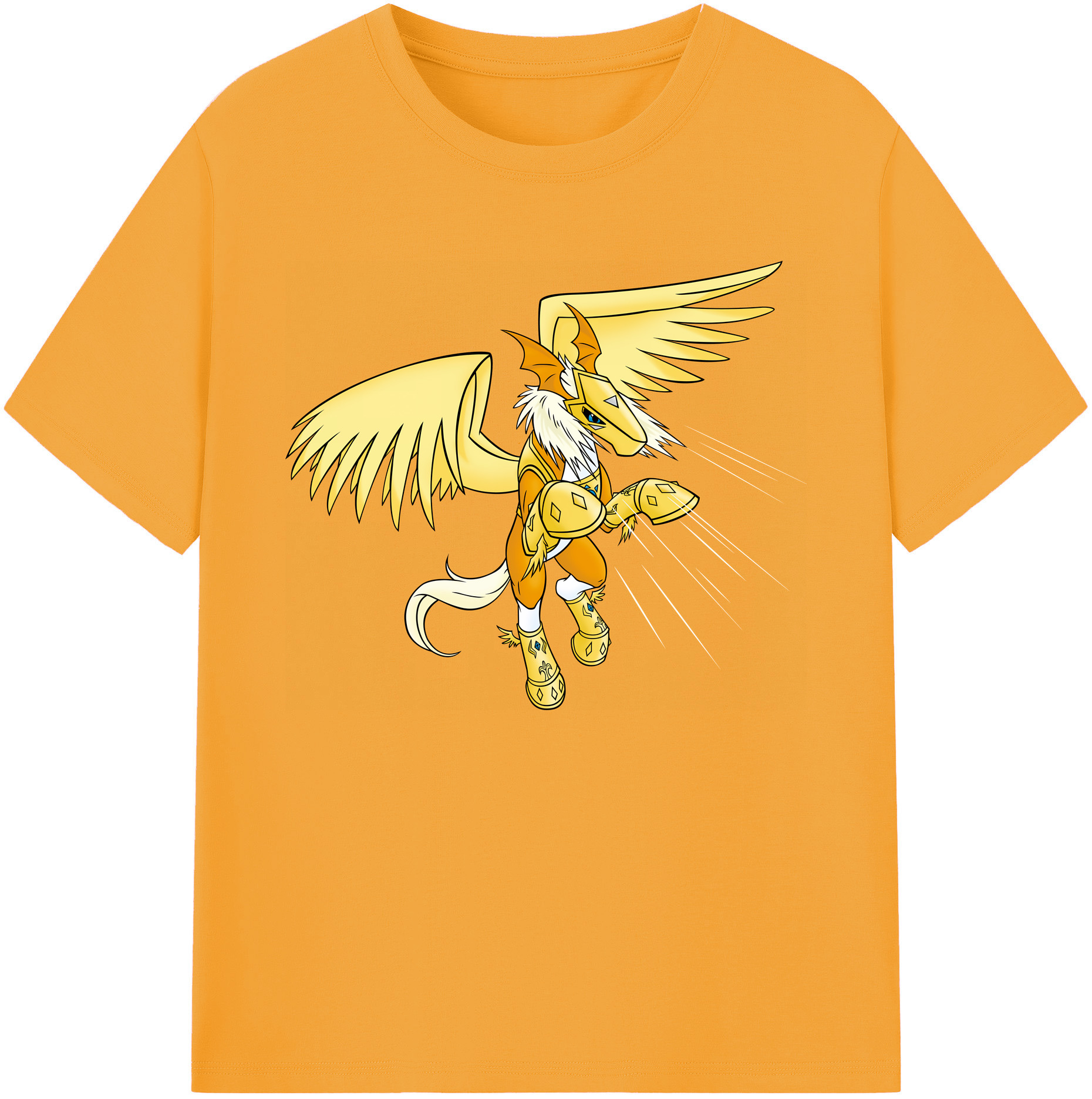 （画像用） Digimon デジタルモンスター/デジモン 綿100％ メンズ半袖Tシャツ｜肌触りやわらか＆通気性