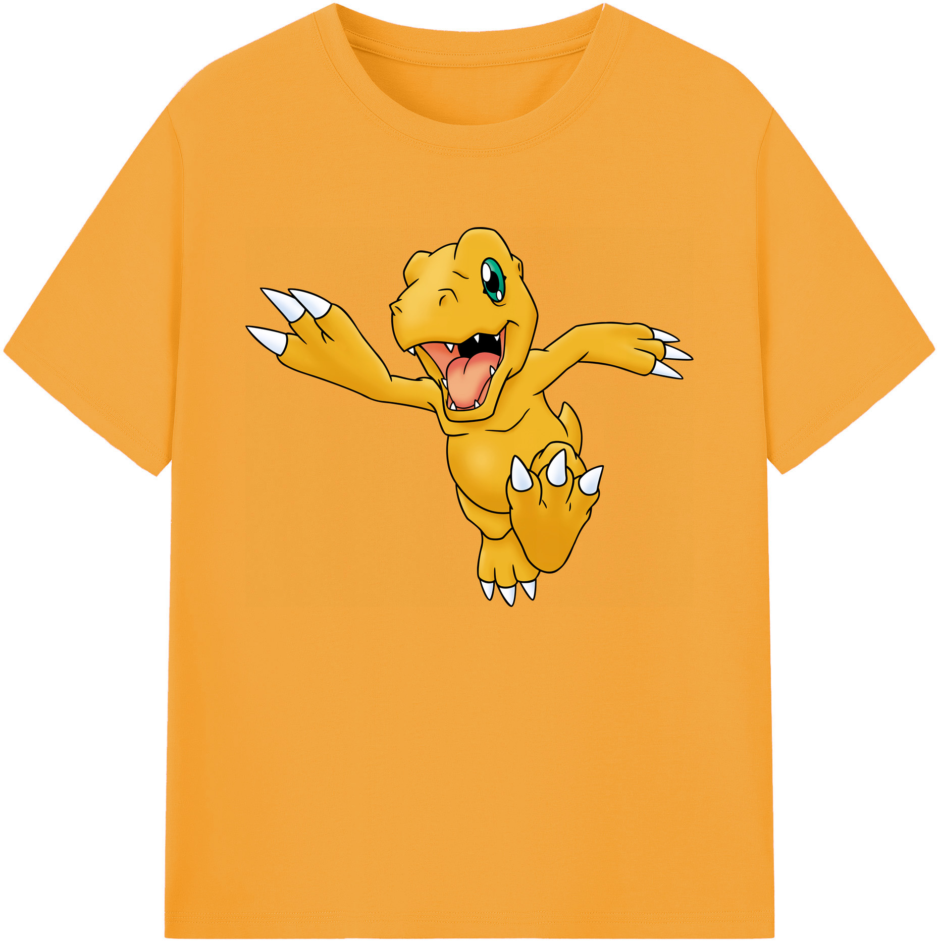 （画像用） Digimon デジタルモンスター/デジモン 綿100％ メンズ半袖Tシャツ｜肌触りやわらか＆通気性